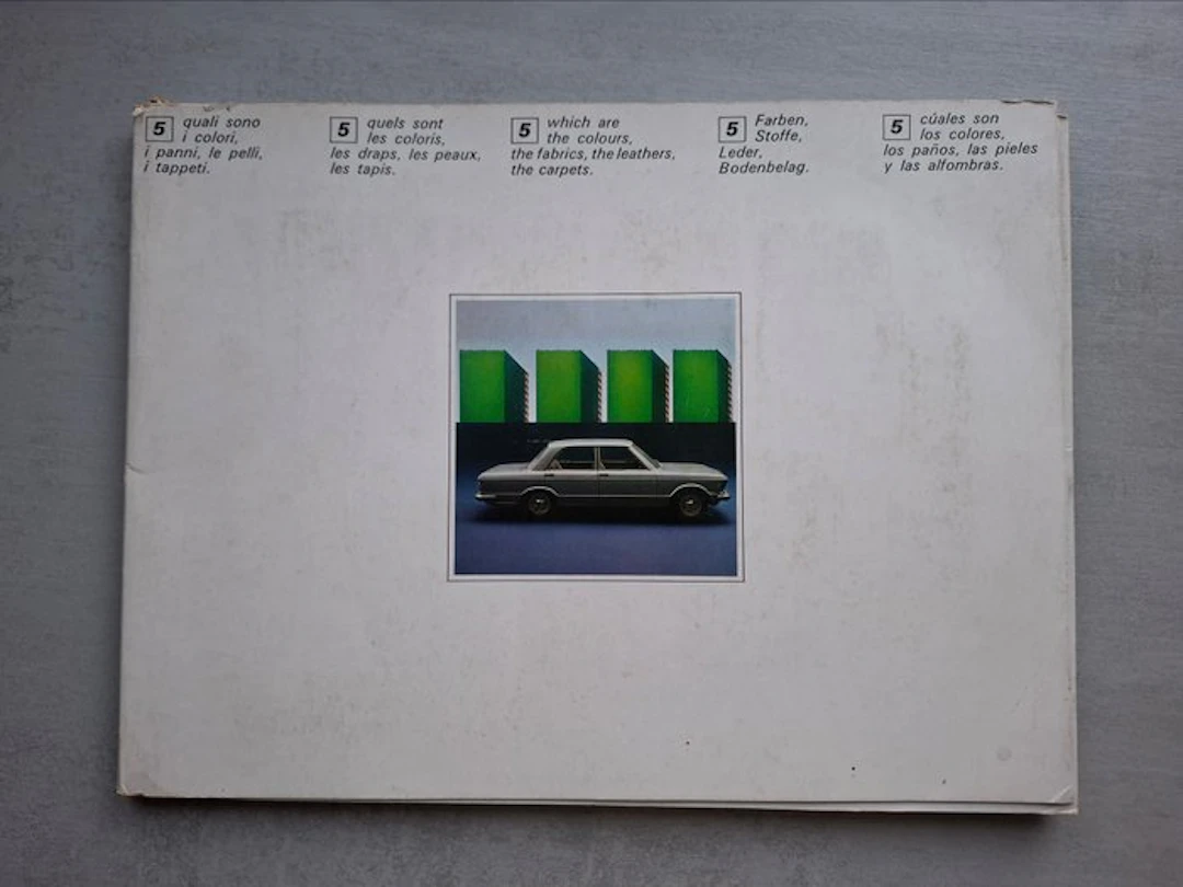 Color chart - Fiat - 130