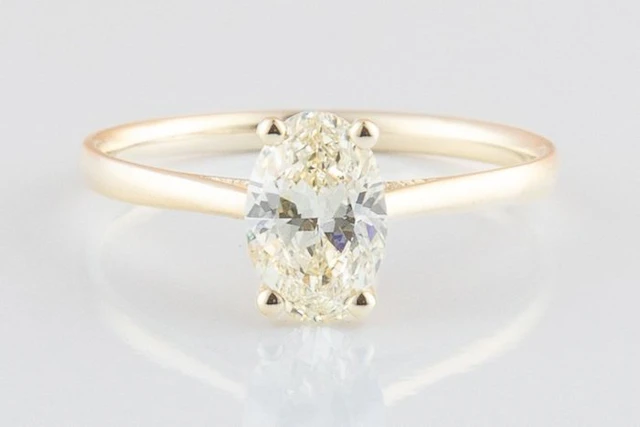 No reserve price - Ring - 14 kt