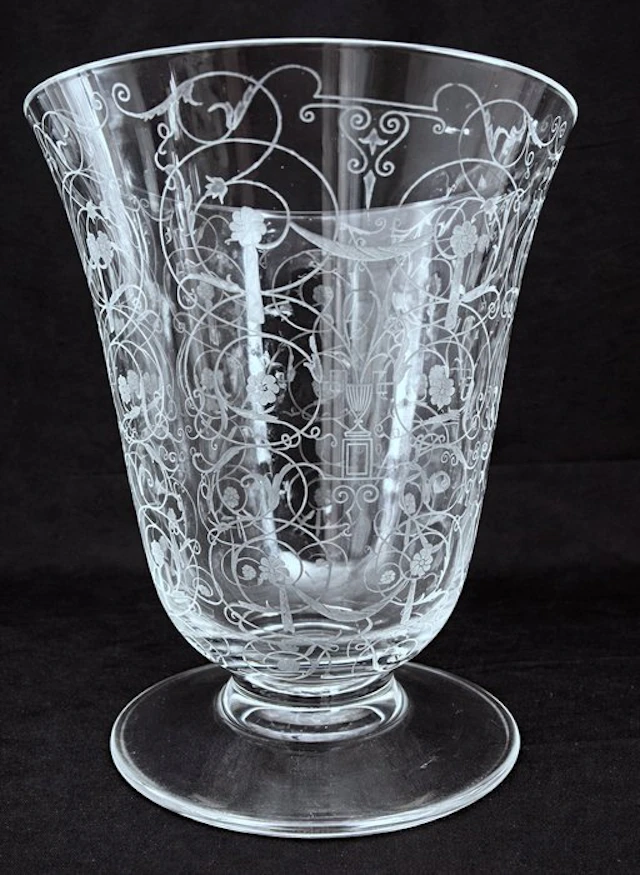 Baccarat - Vase - Michelangelo - Crystal - Large Vase Michel Ange