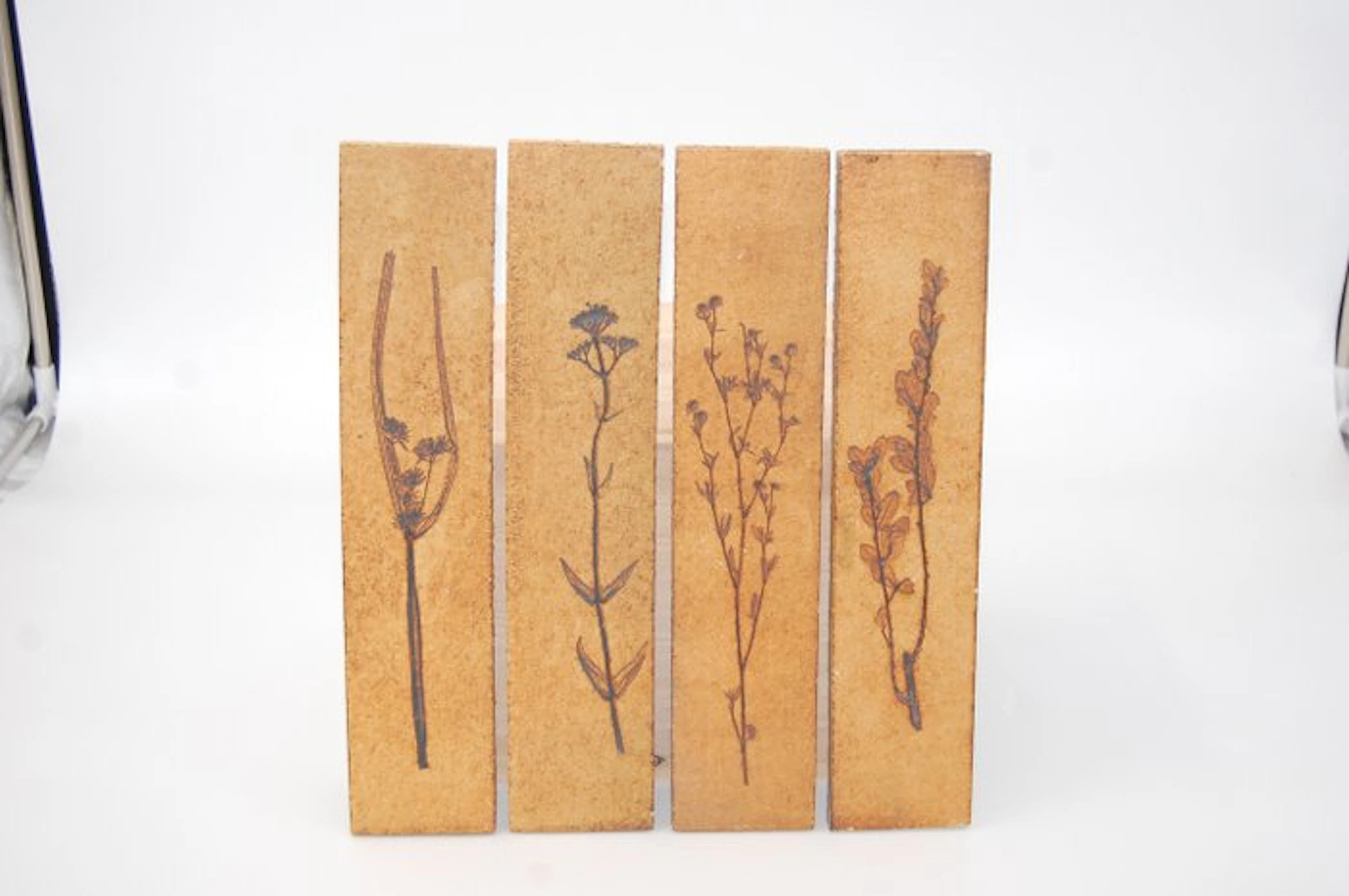 Tile (4) - Vallauris - Roger Capron - 1970-1980 - 35.5x7.5x1cm