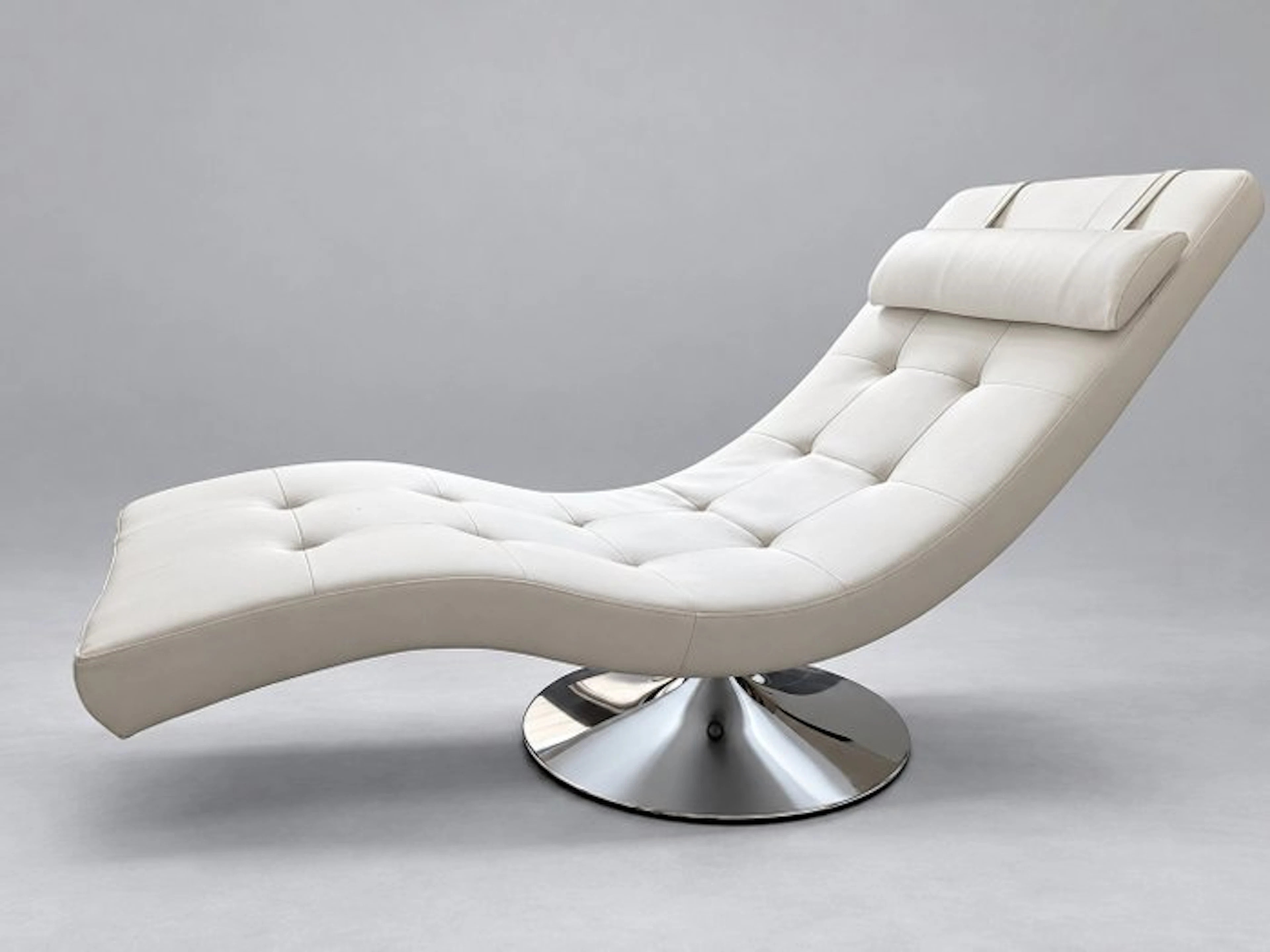 Stones - Chaise longue - Sleeper - Ecopelle, Metal - Chaise longue