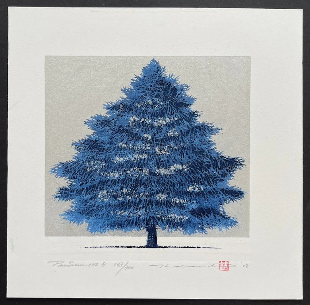 Tree scene 134B - Hajime Namiki 並木一 (b 1947) - Japan (No reserve price)