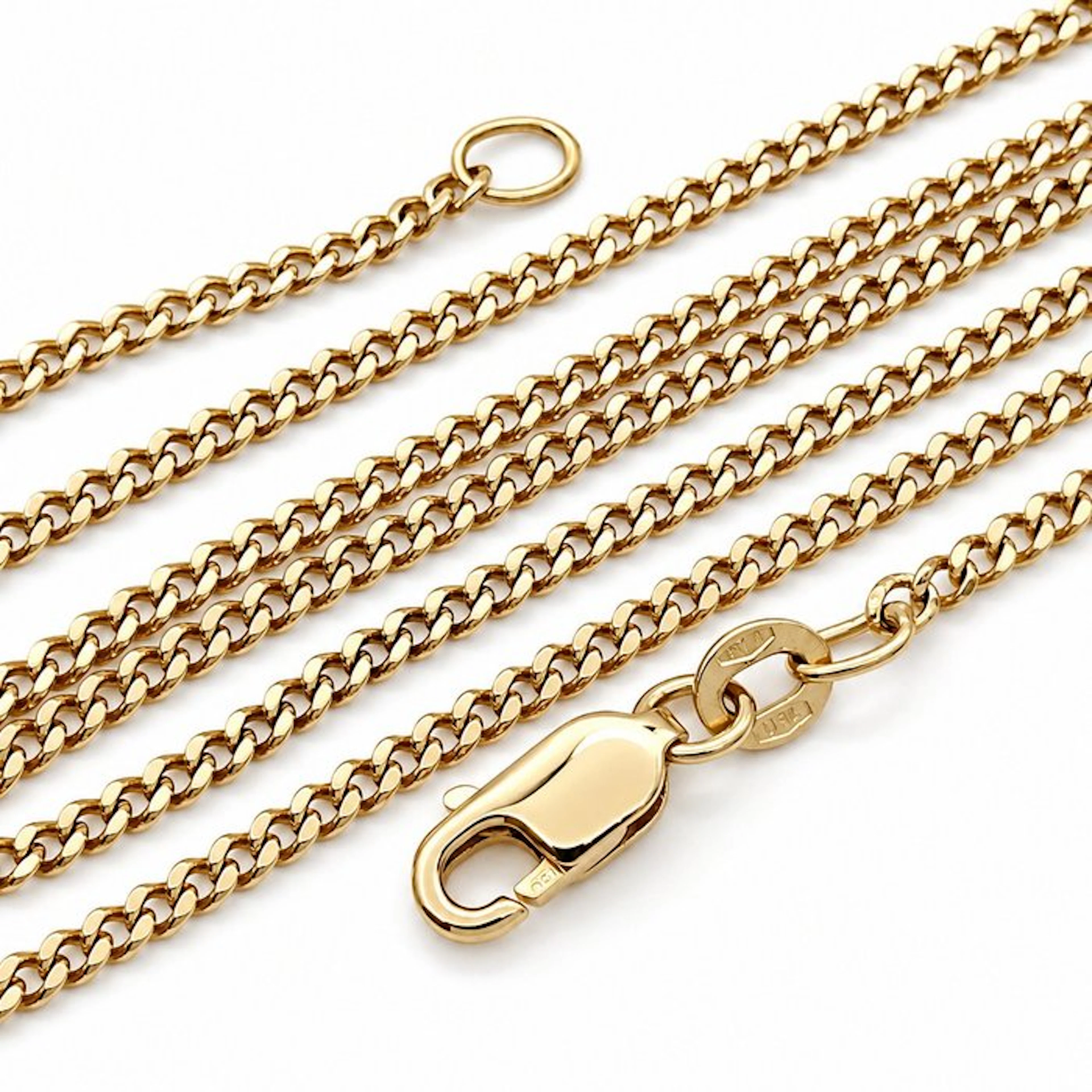 Necklace - 18 kt. Yellow gold - Made in Italy - Handmade