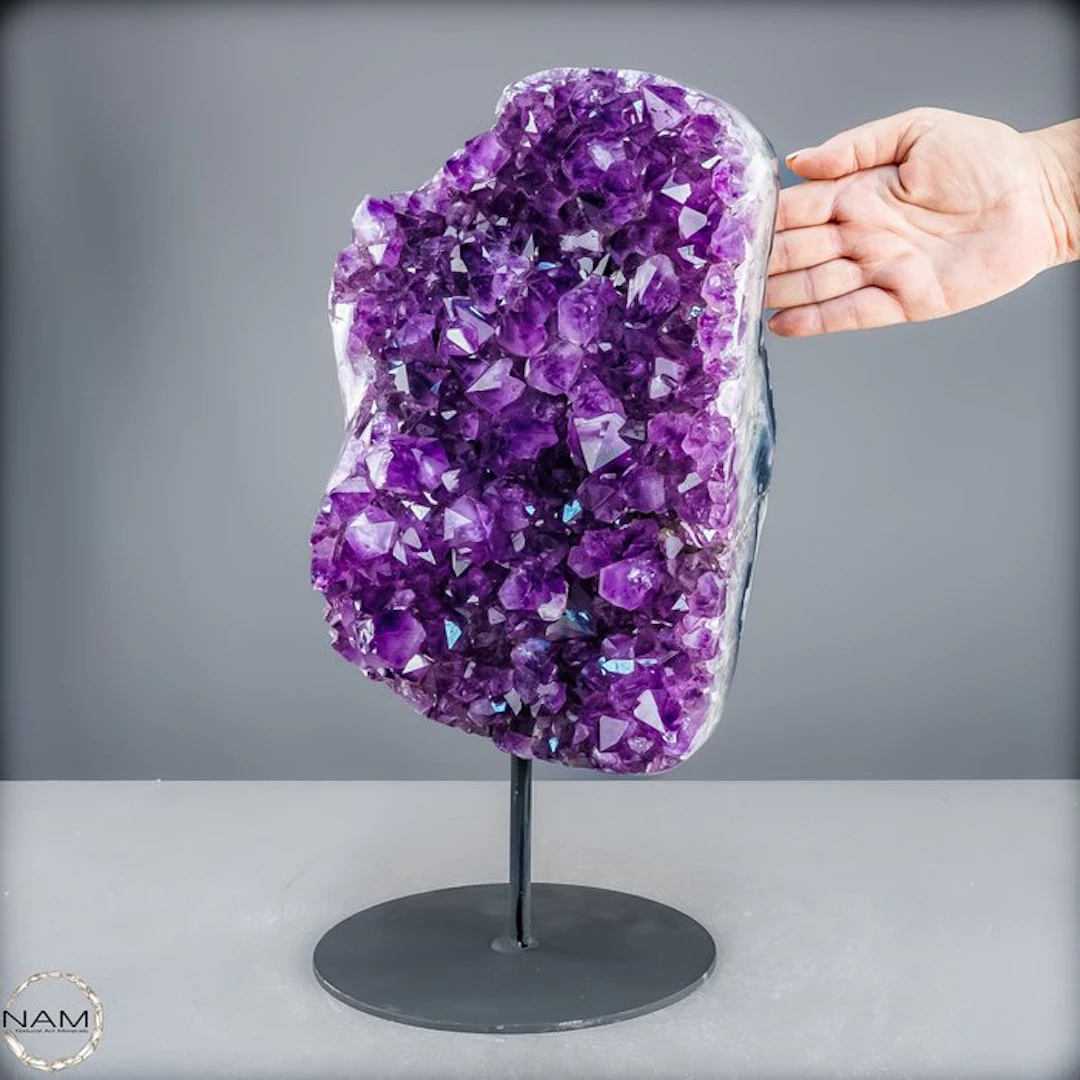 Premium amethyst druzy from Uruguay – 9.6 kg...
