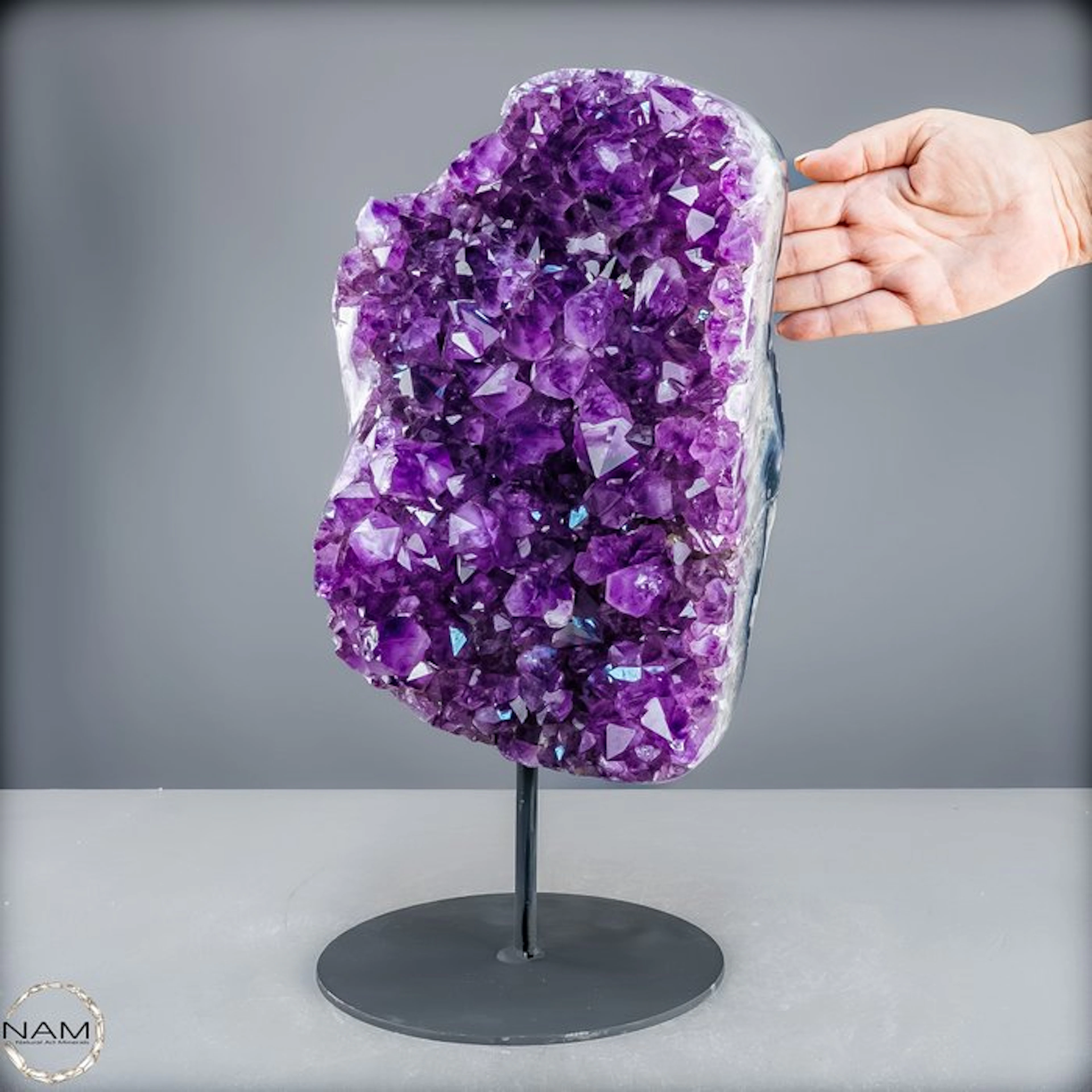 Premium amethyst druzy from Uruguay – 9.6 kg...