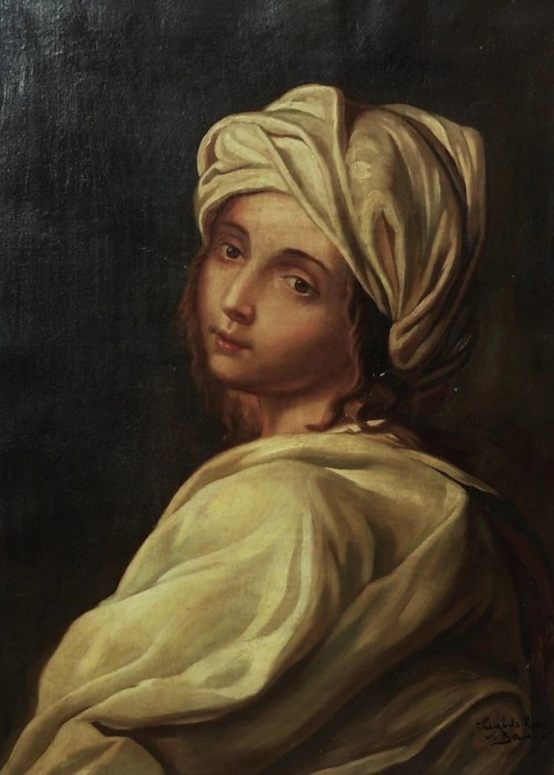Guido Reni (1575-1642), Follower of - Porträt von Beatrice Cenci (1577–1599)