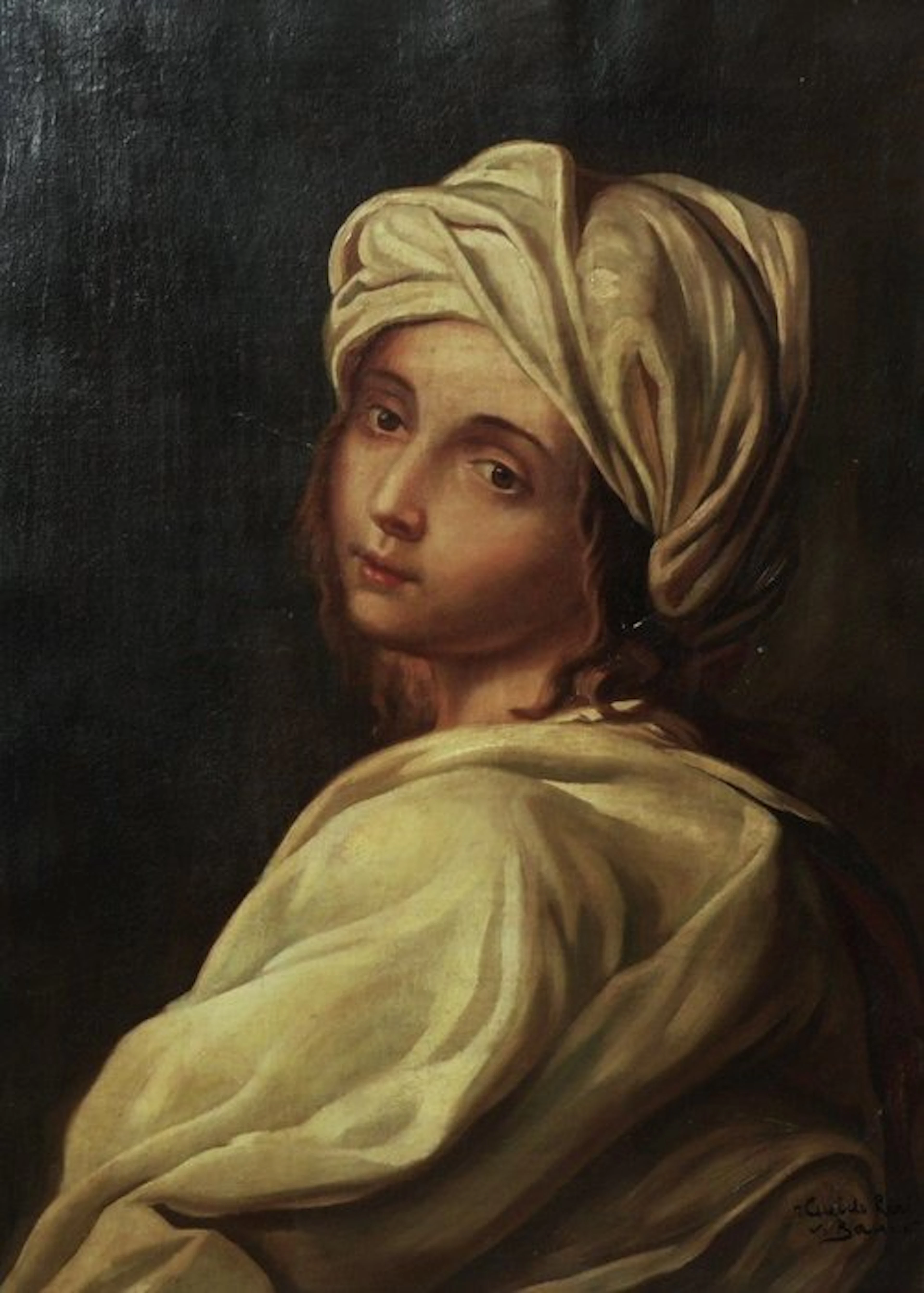 Guido Reni (1575-1642), Follower of - Porträt von Beatrice Cenci (1577–1599)