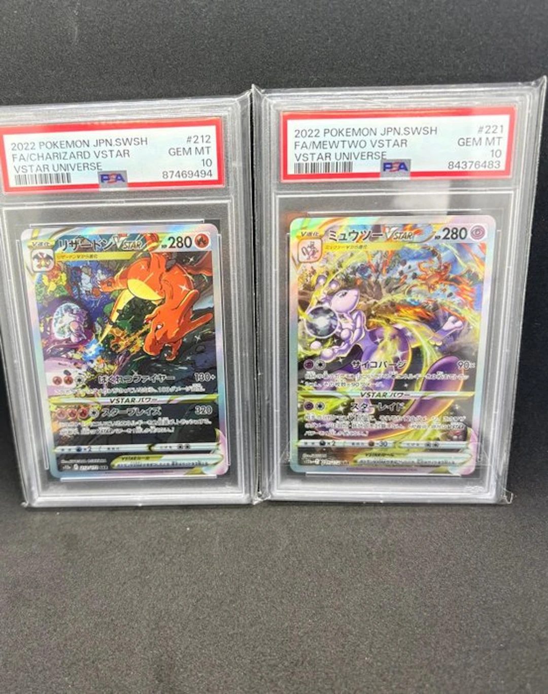 Pokémon - 2 Graded card - Charizard