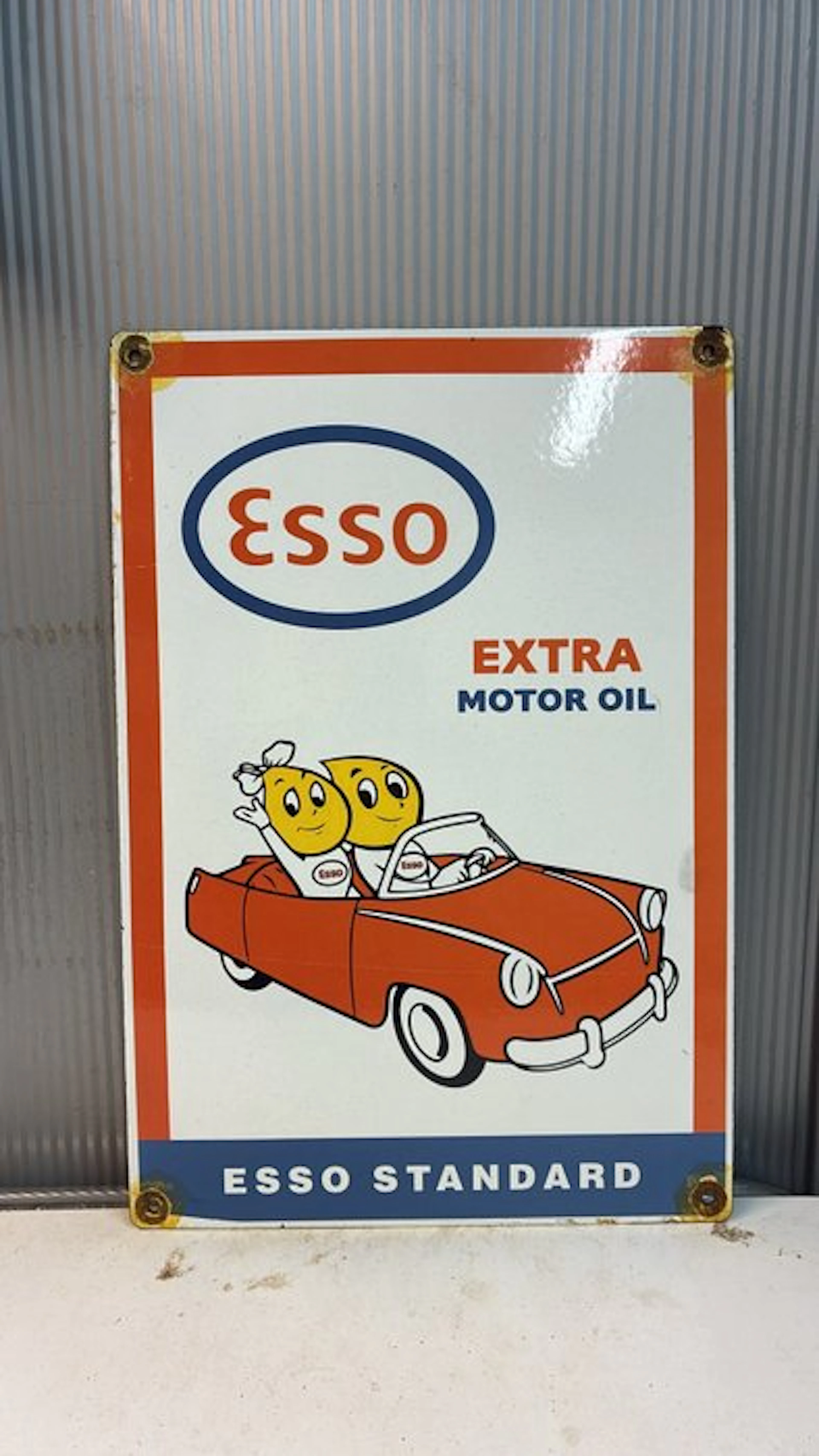 Esso Extra Motor Oil – Esso Standard – Emaille...