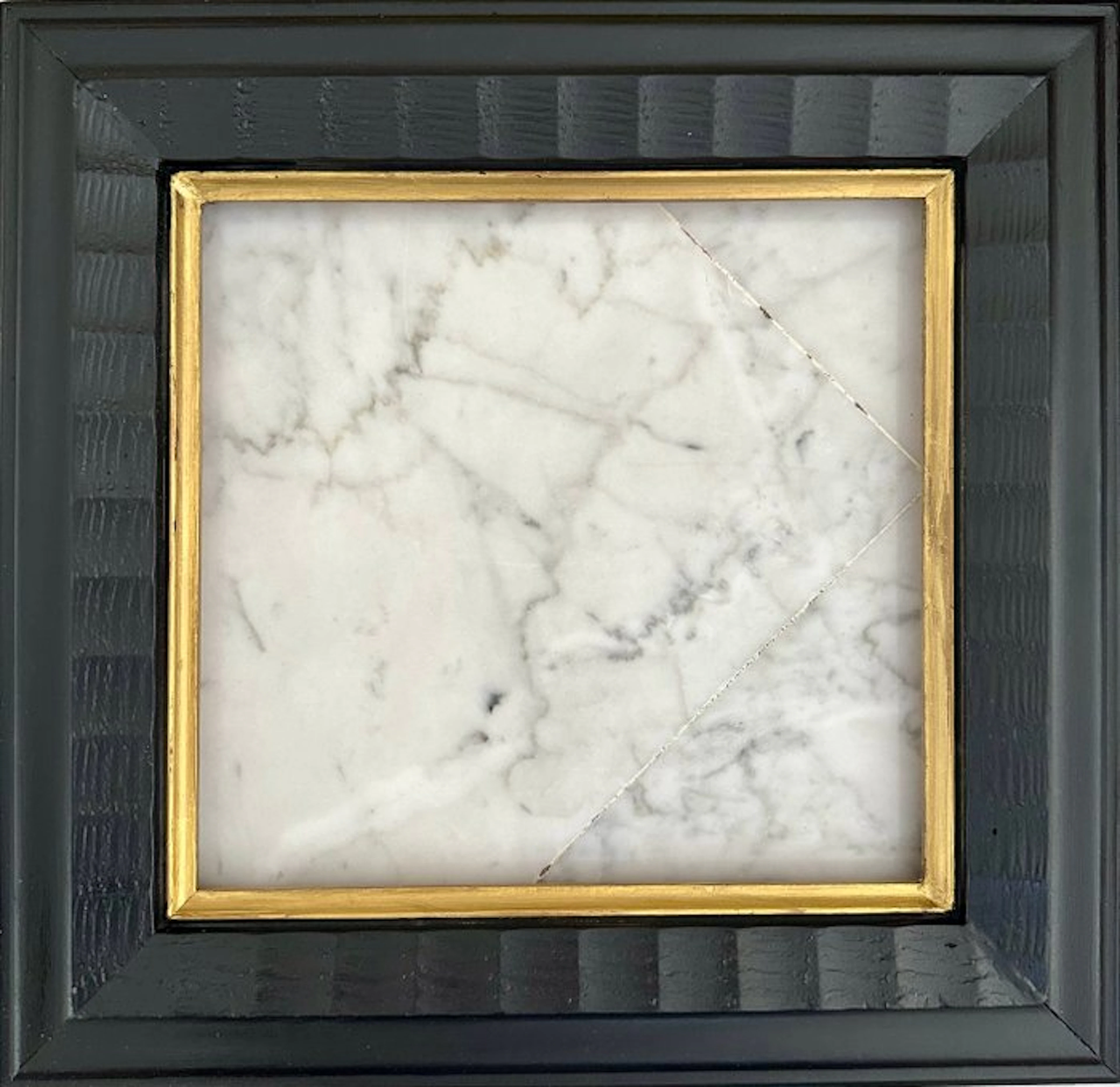 Frame - Wood - ebonized guilloché