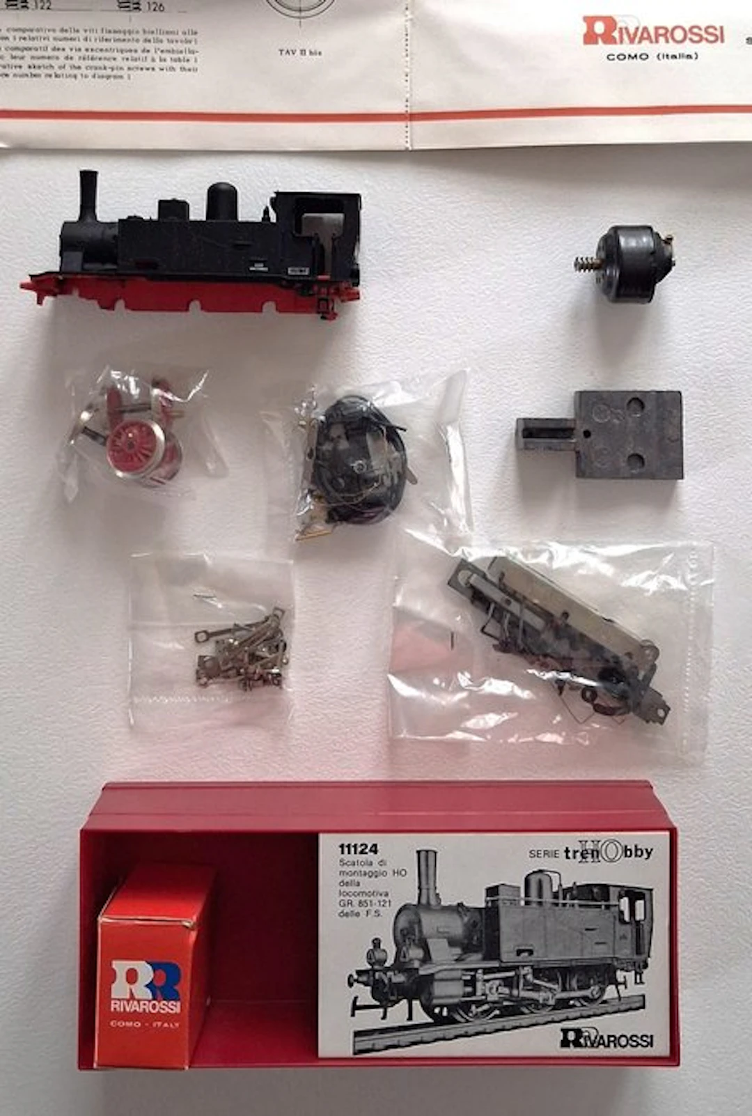 Rivarossi H0 - 11124 - Tender locomotive (1) - trenohobby - FS