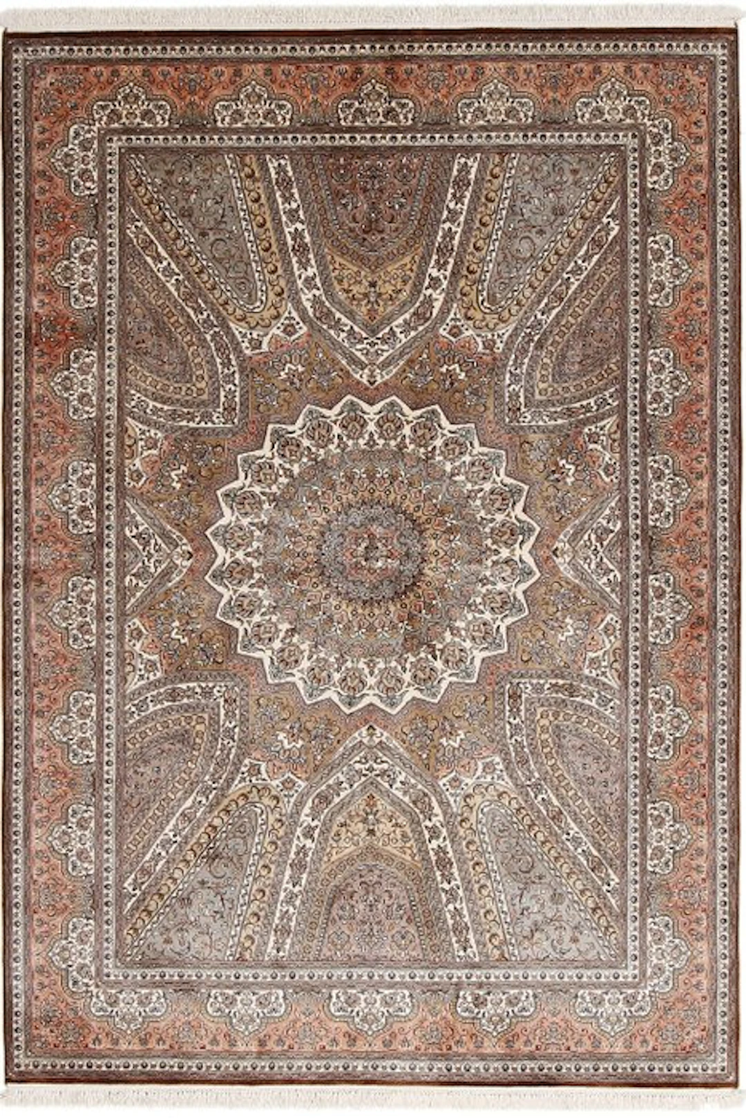 New Kashmir Silk Carpet - Very Fine - Rug - 244 cm - 170 cm
