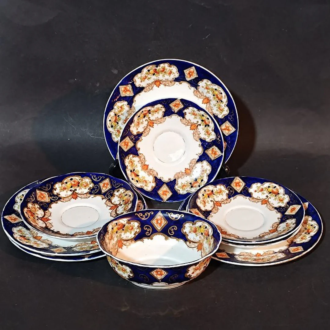 Royal Albert - Table service (9) - Derby - Porcelain