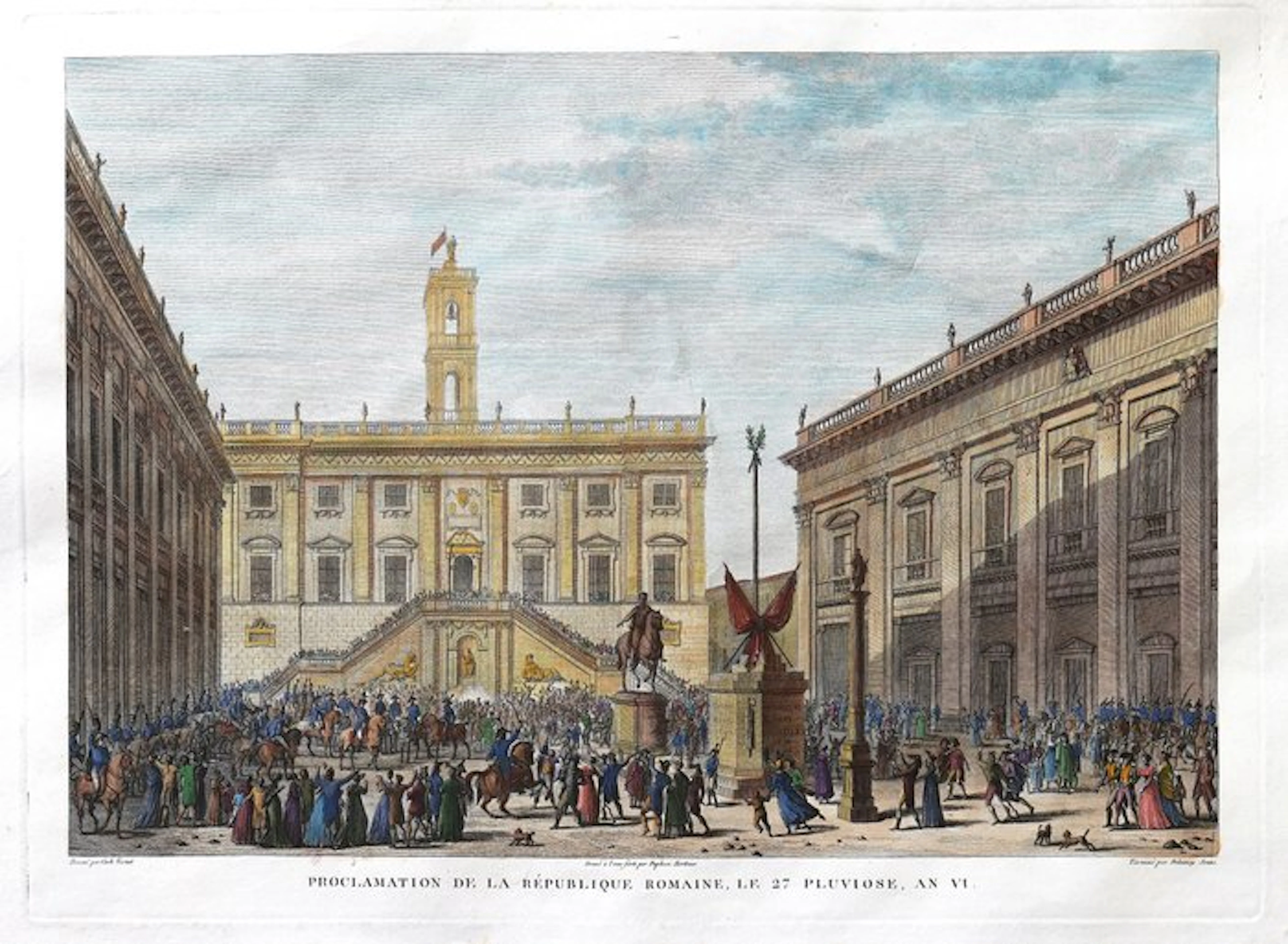 Italy - Rome; Auber - Proclamation de la République Romaine