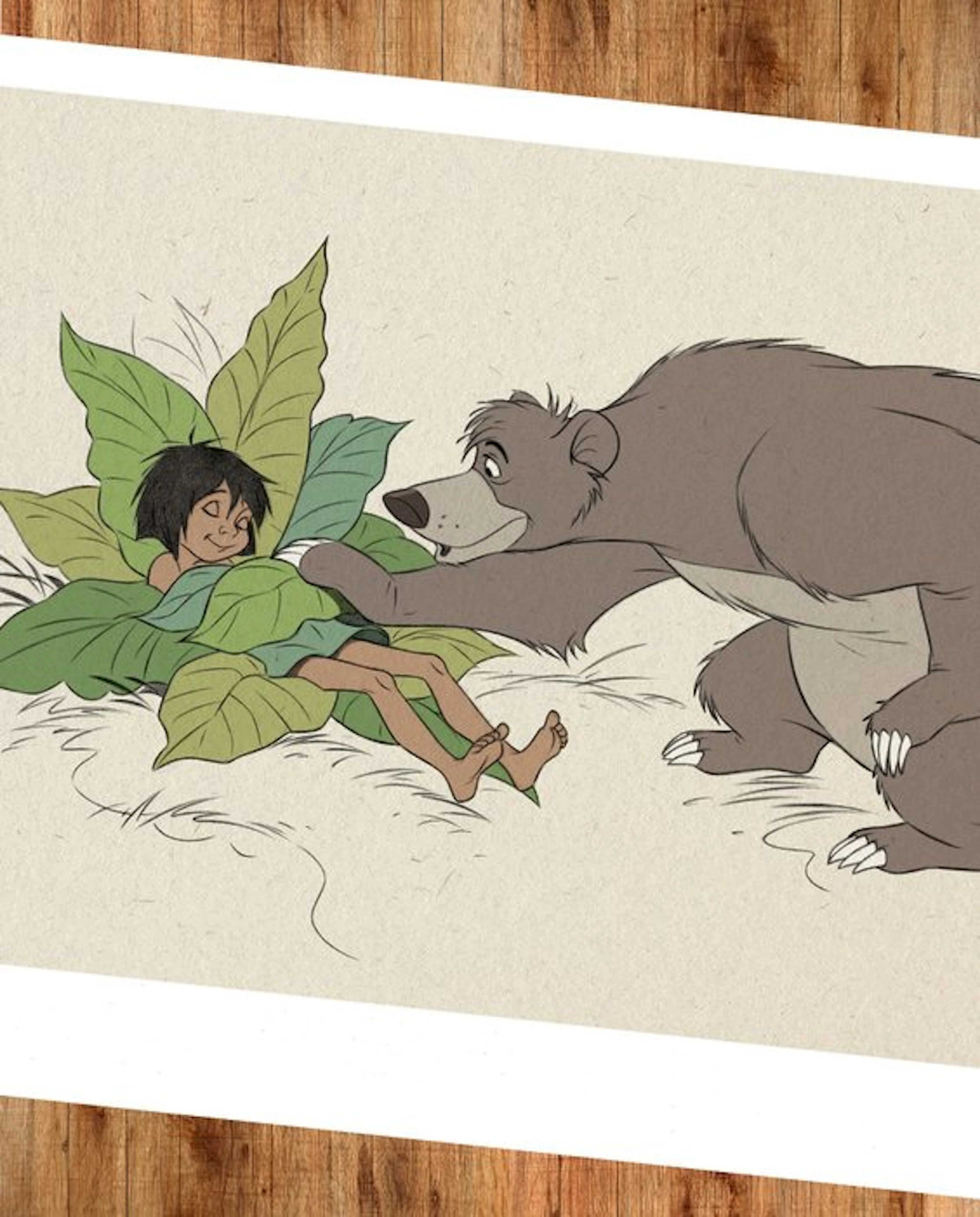 Jaume Esteve - Mowgli & Baloo "The Jungle Book" (1967)...