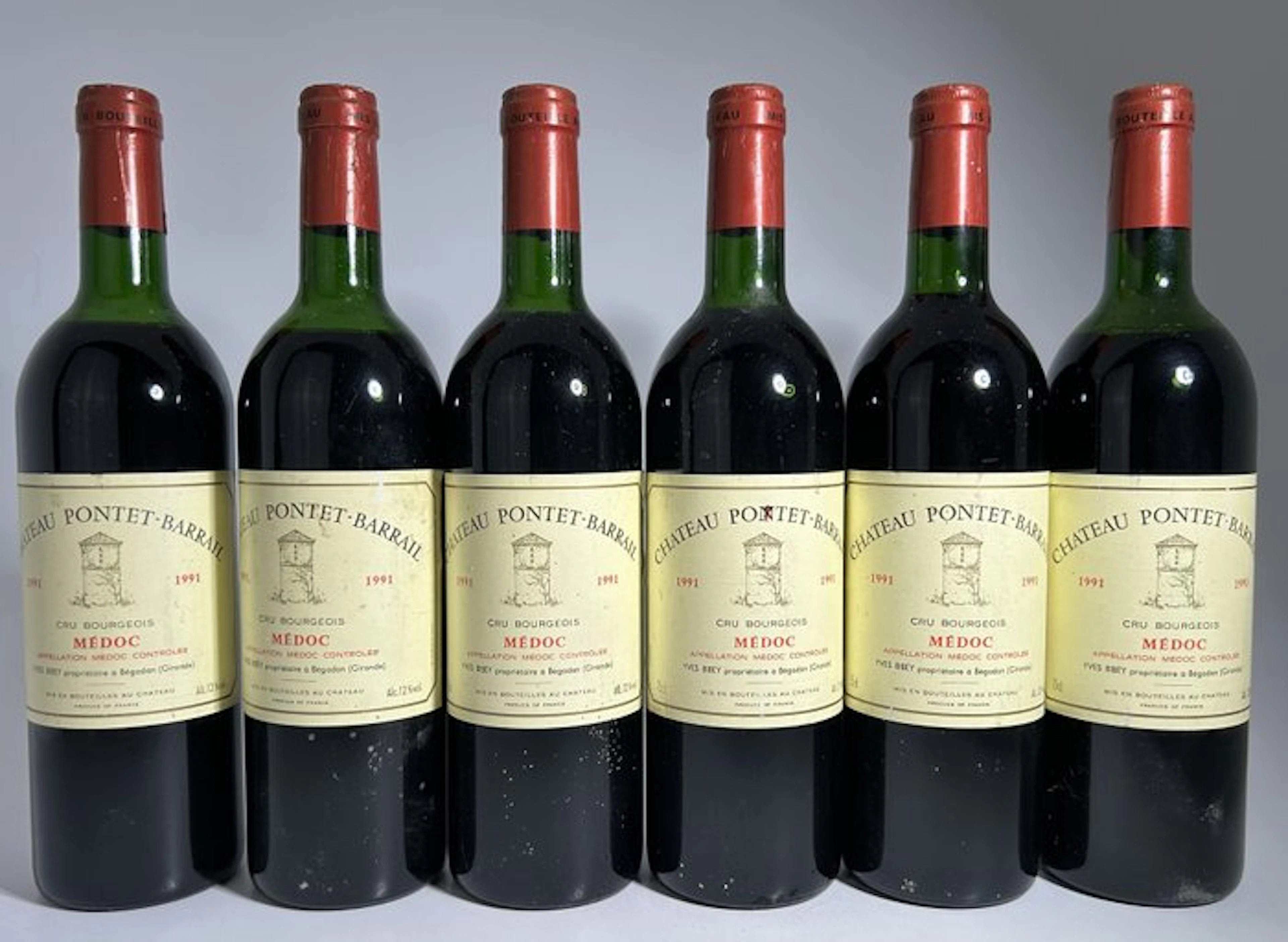 1991 Château Pontet-Barrail - Medoc Cru Bourgeois - 6 Bottles (0.75L)