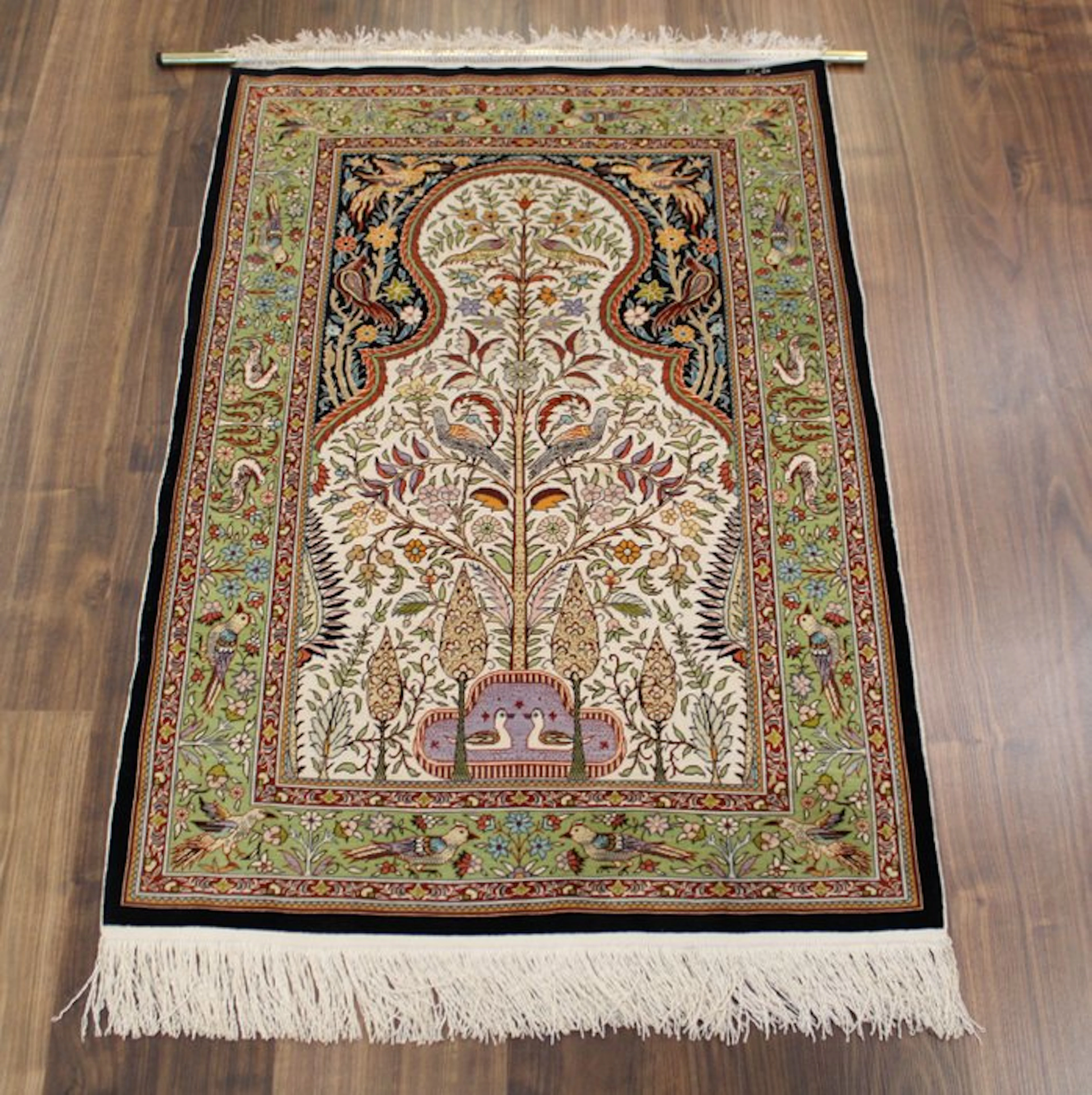 Original Hereke, pure silk on silk, like new. - Rug - 102 cm - 72 cm