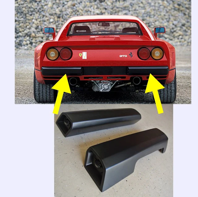 Ferrari 288 GTO Rear Bumpers with licence plate lights...