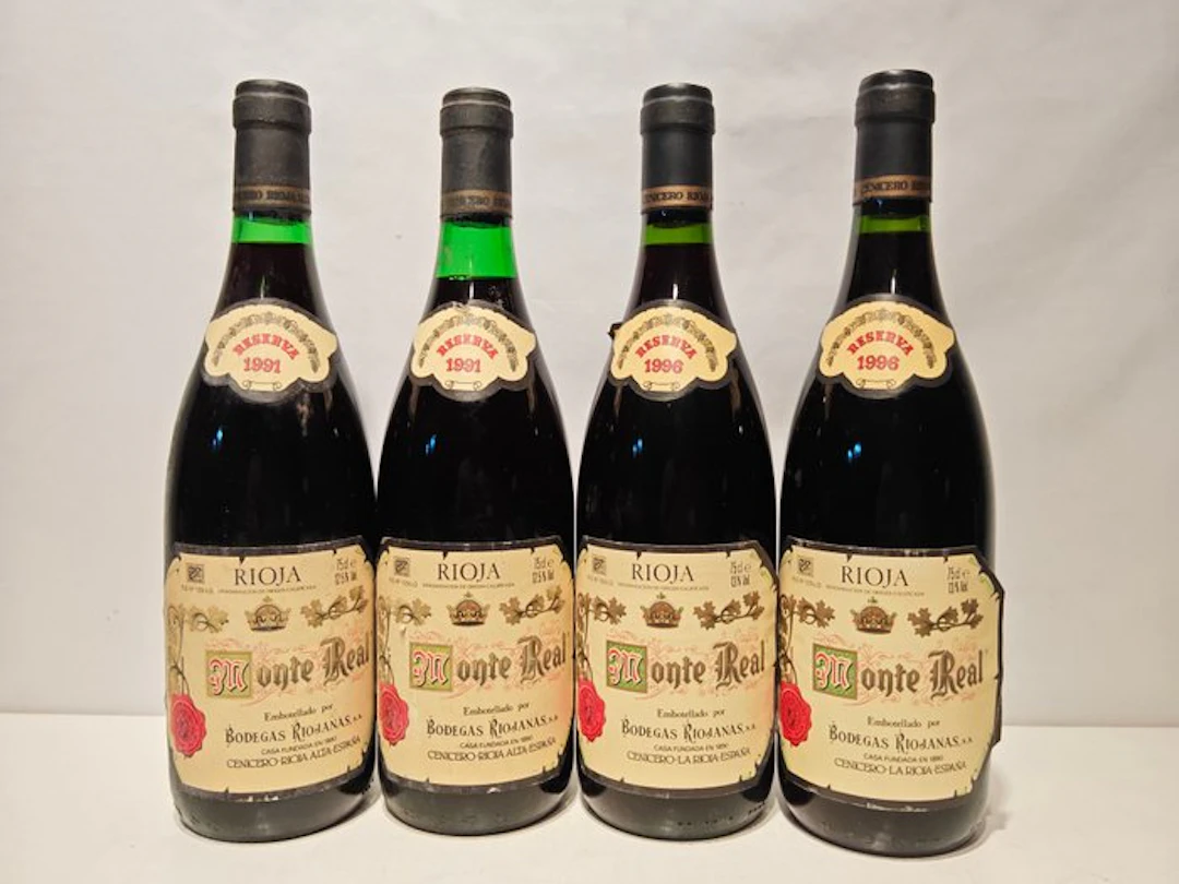 1991 (x2) & 1996 (x2) Bodegas Riojanas