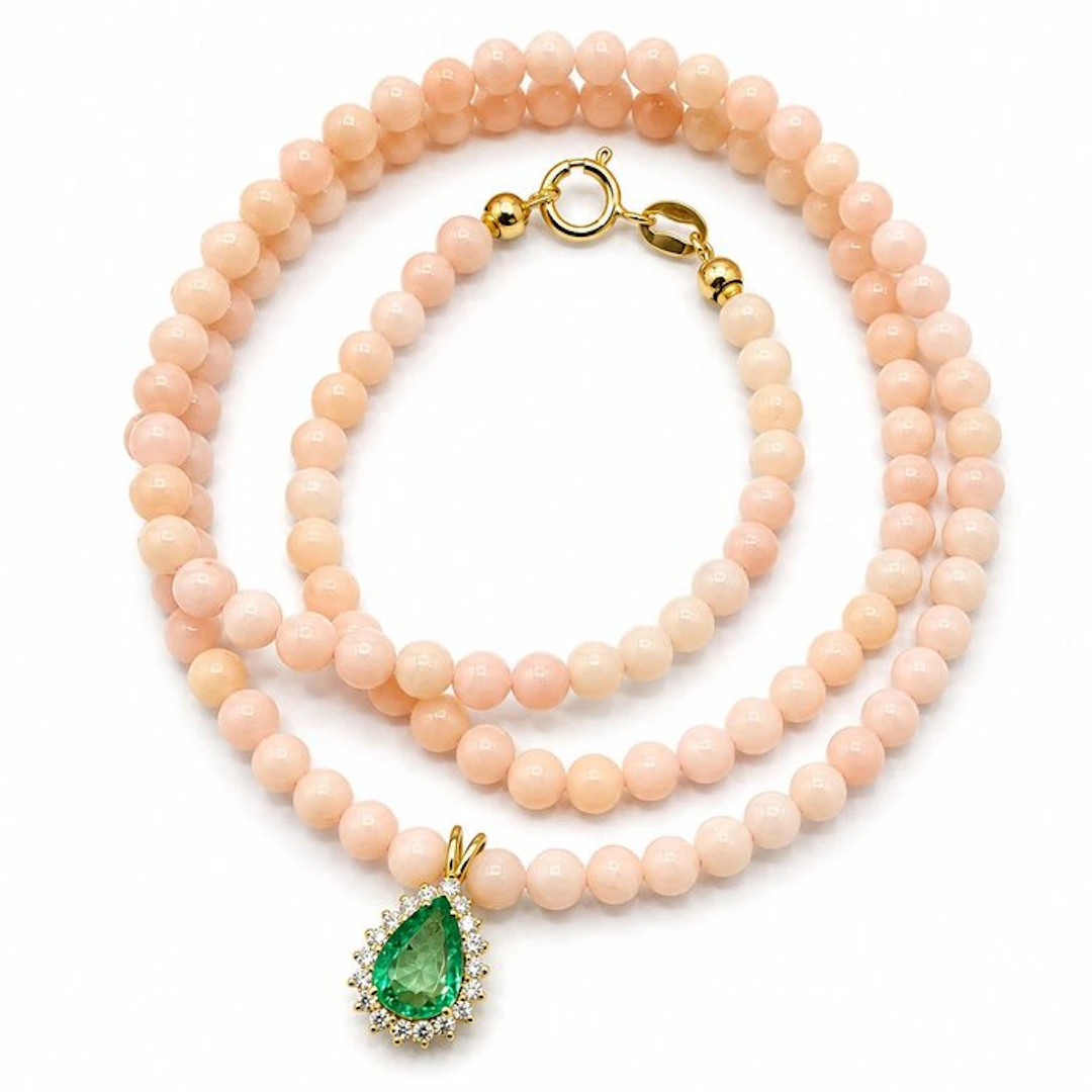 No reserve price - Necklace with pendant - 18 kt