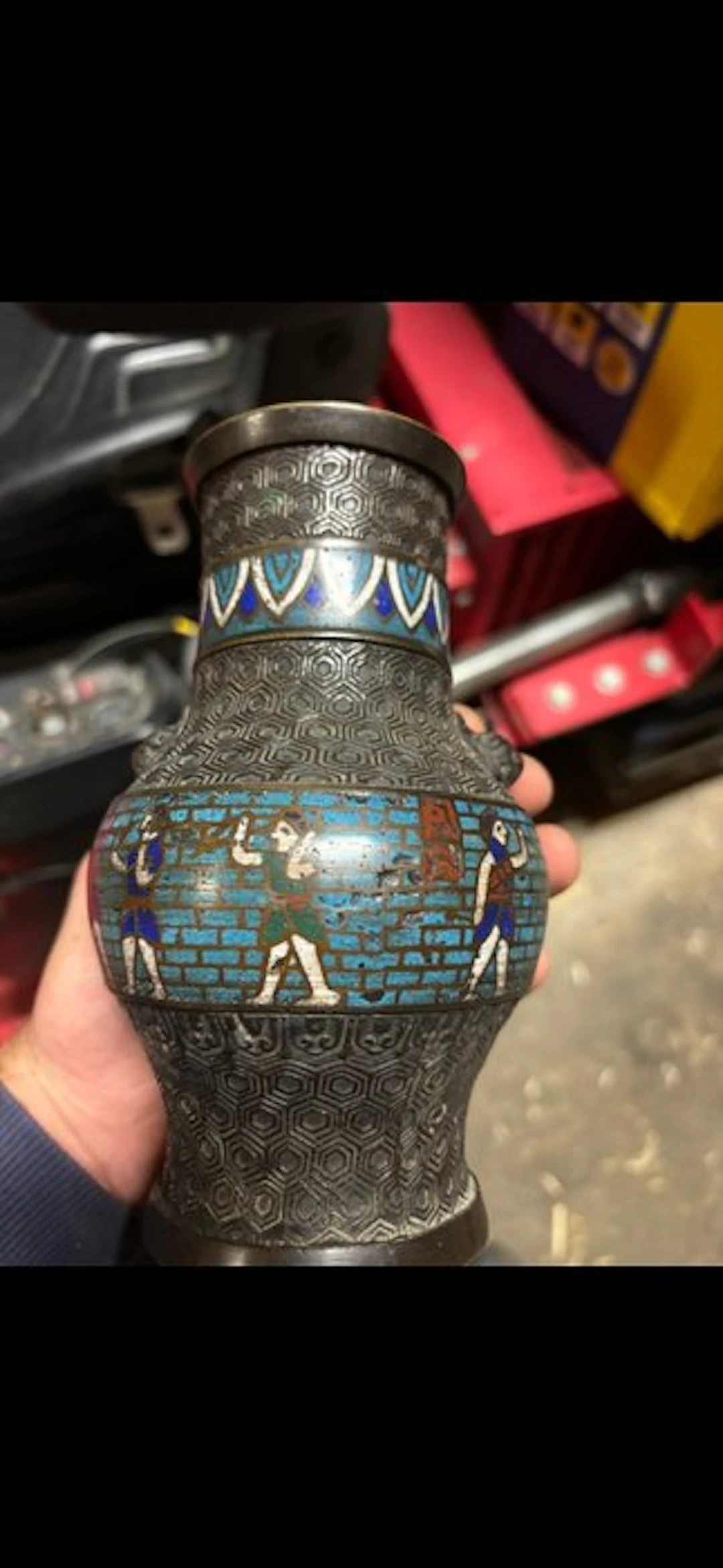 Antique Asian vase - Copper - anders - Japan - 20th century