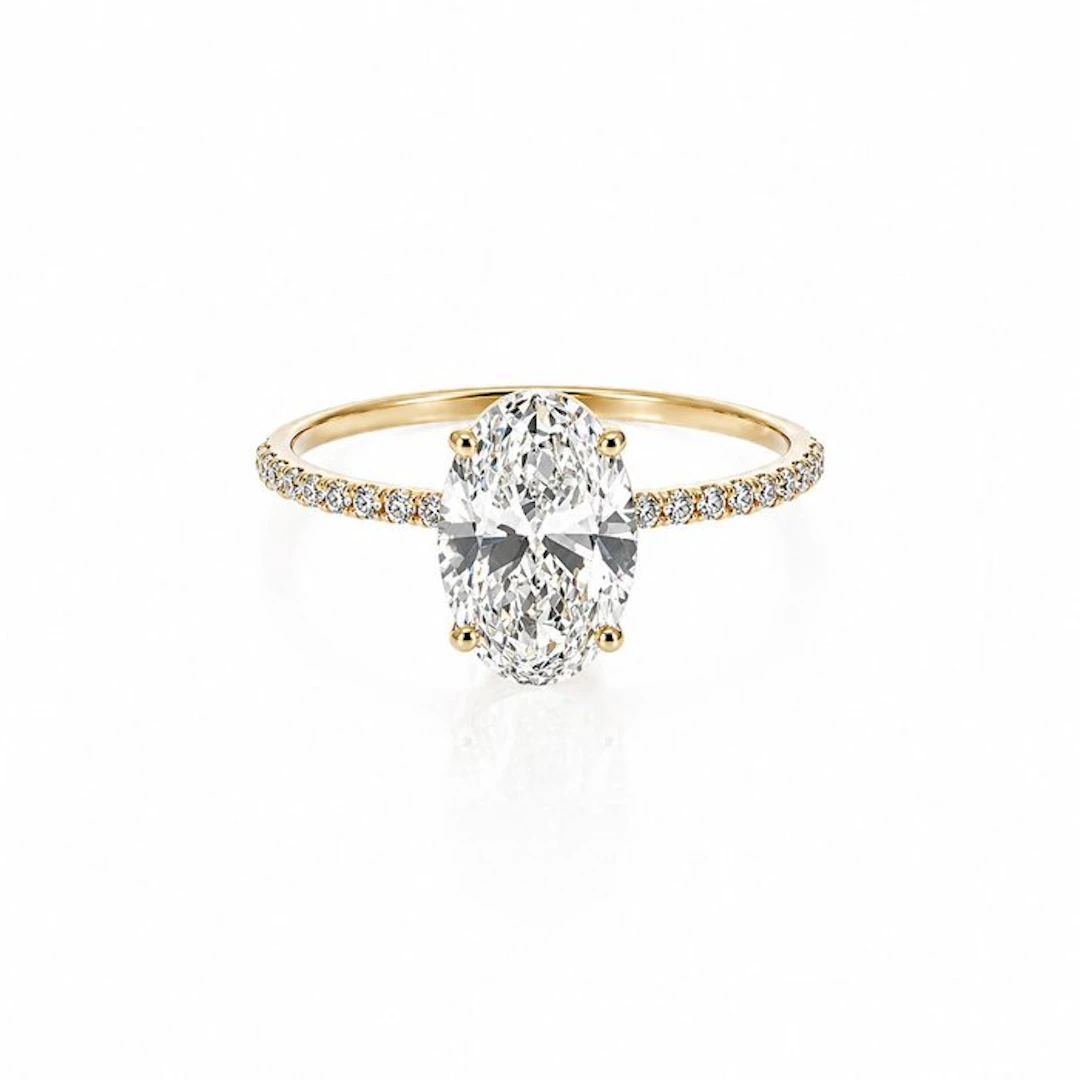 No reserve price - Ring - 14 kt