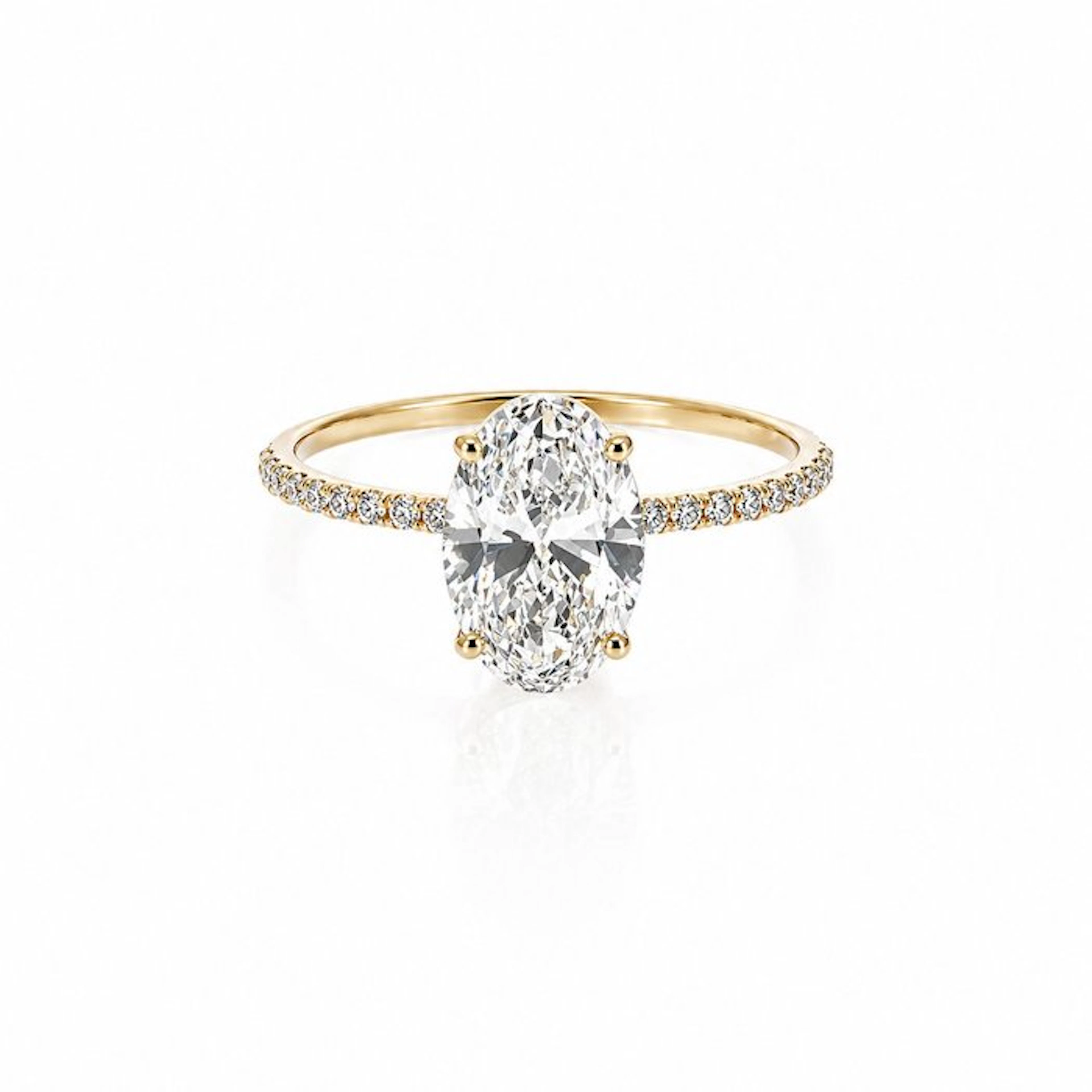 No reserve price - Ring - 14 kt