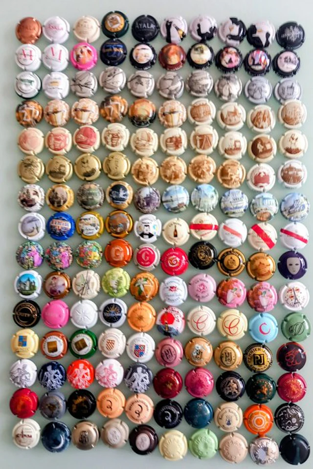 Champagne capsules (150) - Metal - Various French wineries