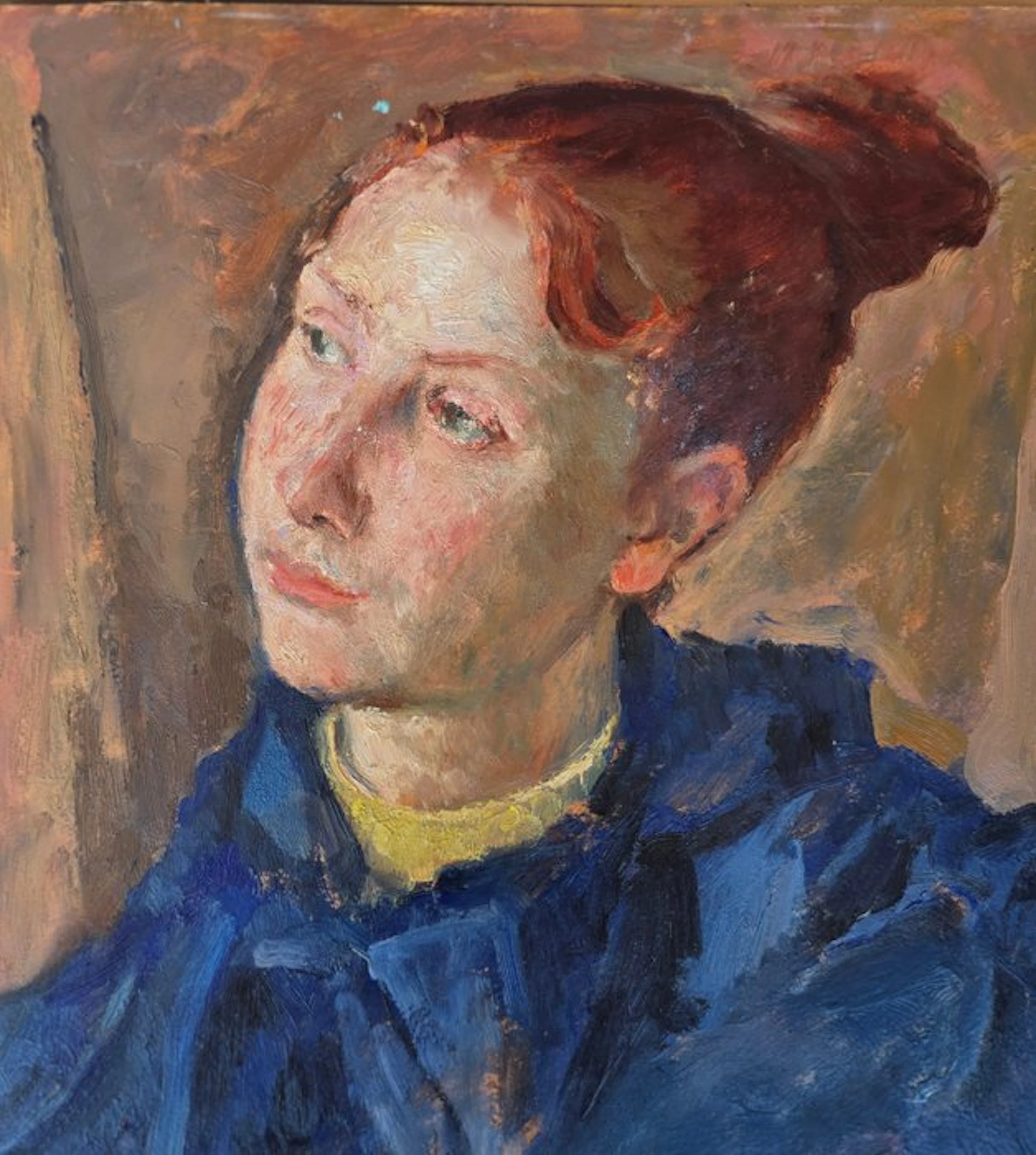 Antonio Bresciani (1902-1998) - Ritratto di giovane donna