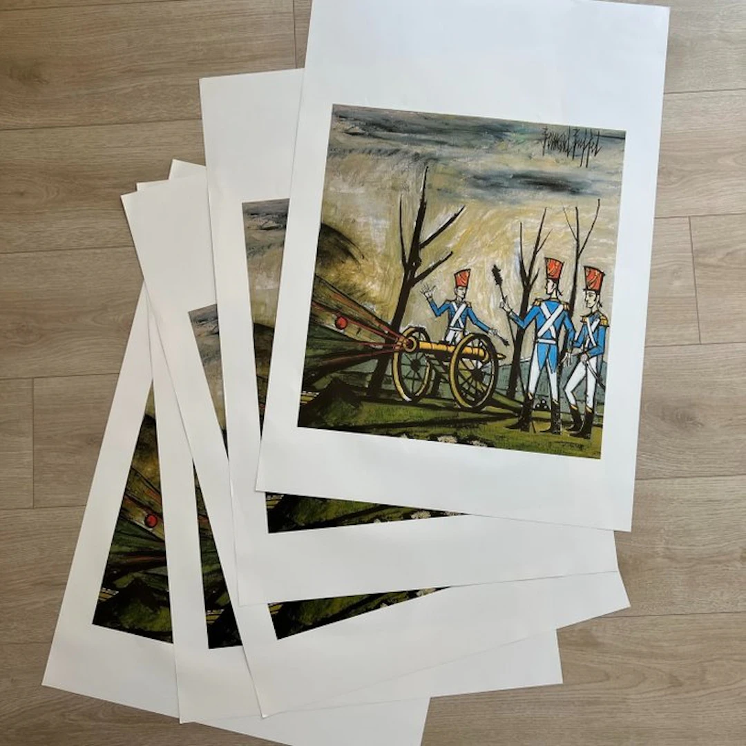 Bernard Buffet (1928-1999) - Lot de 5 affiches / Poster...