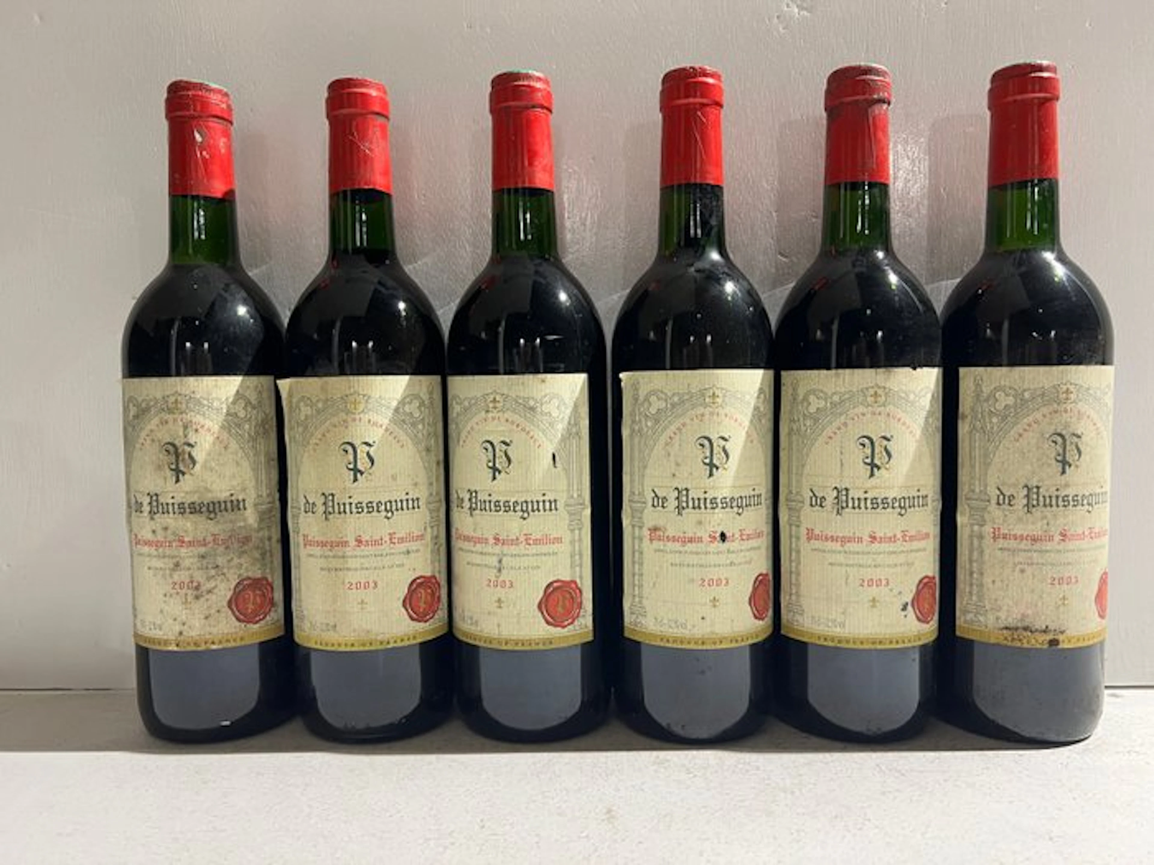 2003 P de Puisseguin - Puisseguin-Saint-Émilion - 6 Bottles (0.75L)