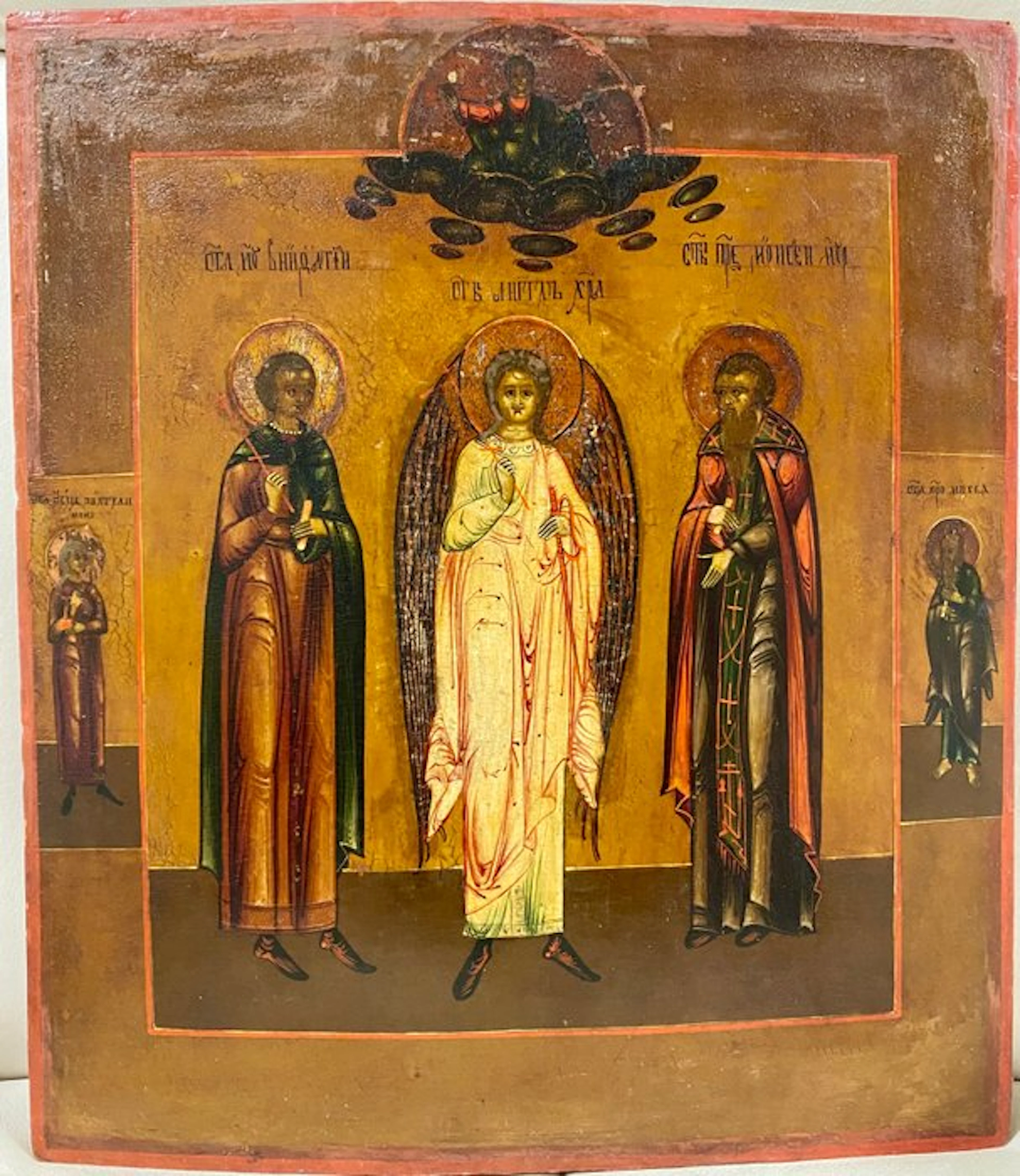 Icon - Three saints - Wood