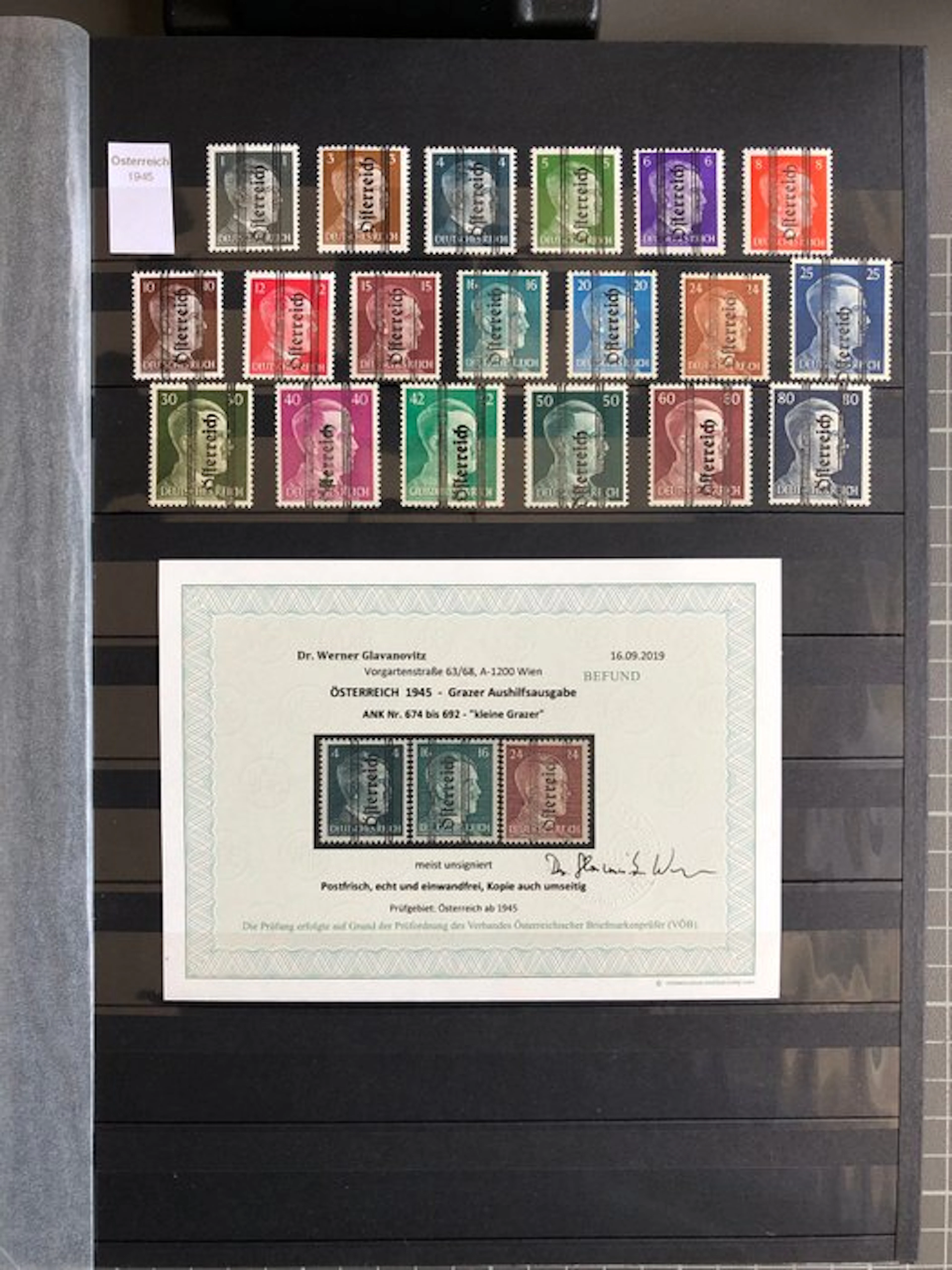 Austria 1945/1963 - Top collection complete with a small Graz imprint