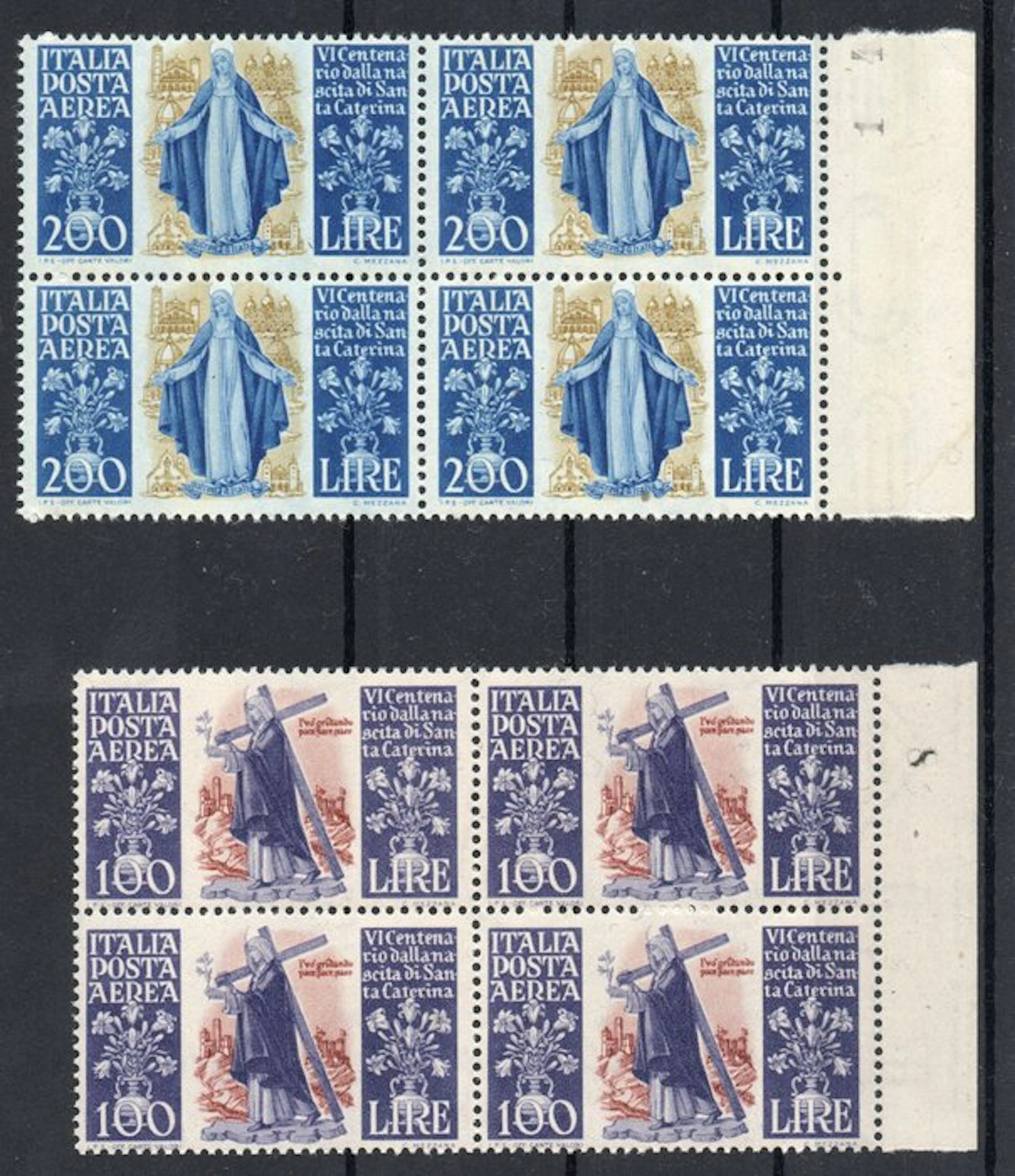 Italy - 1948 – 6th centenary of the birth of Saint Catherine of Siena