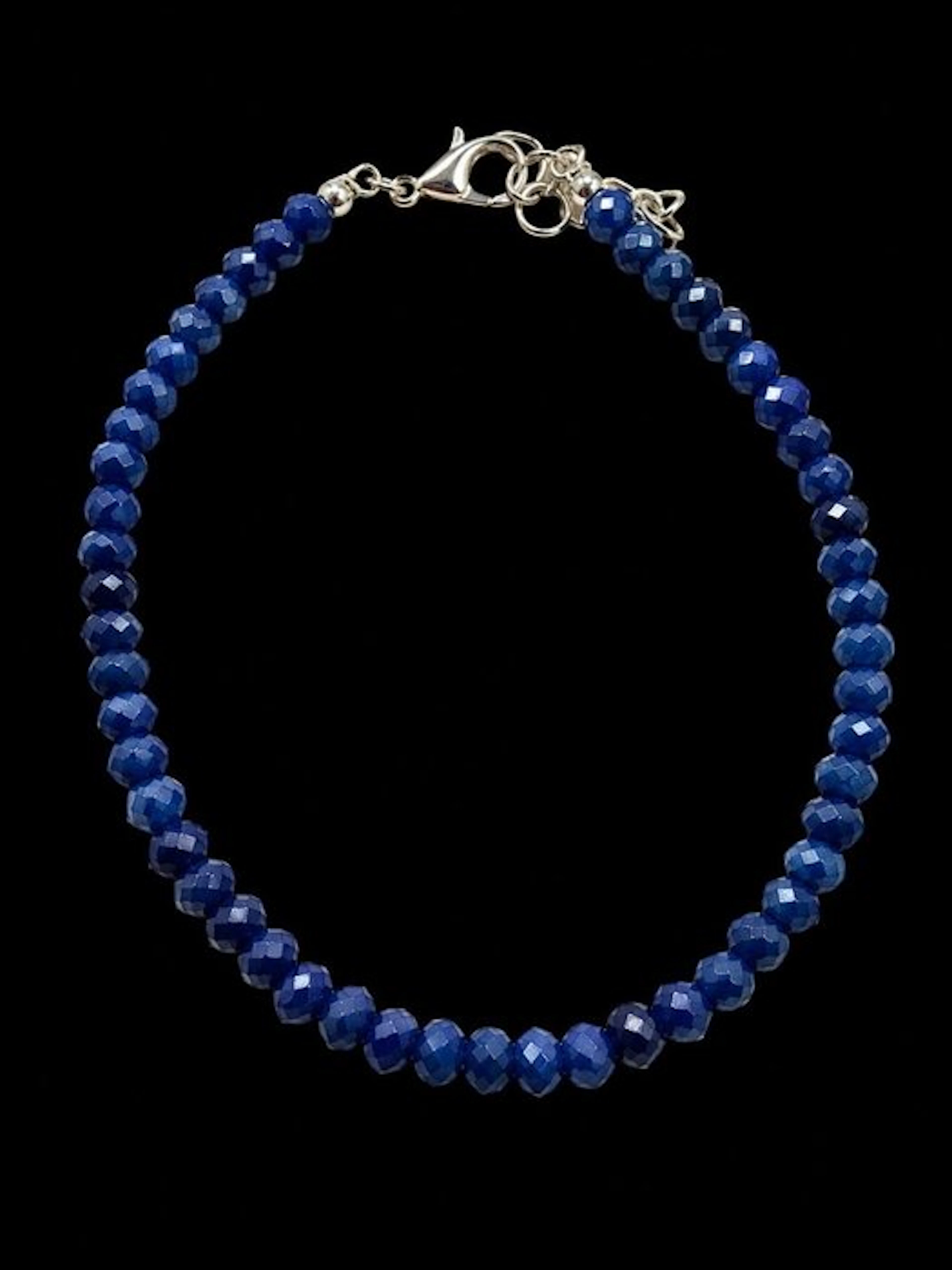 Elegant high-quality faceted natural sapphire bracelet - Bracelet