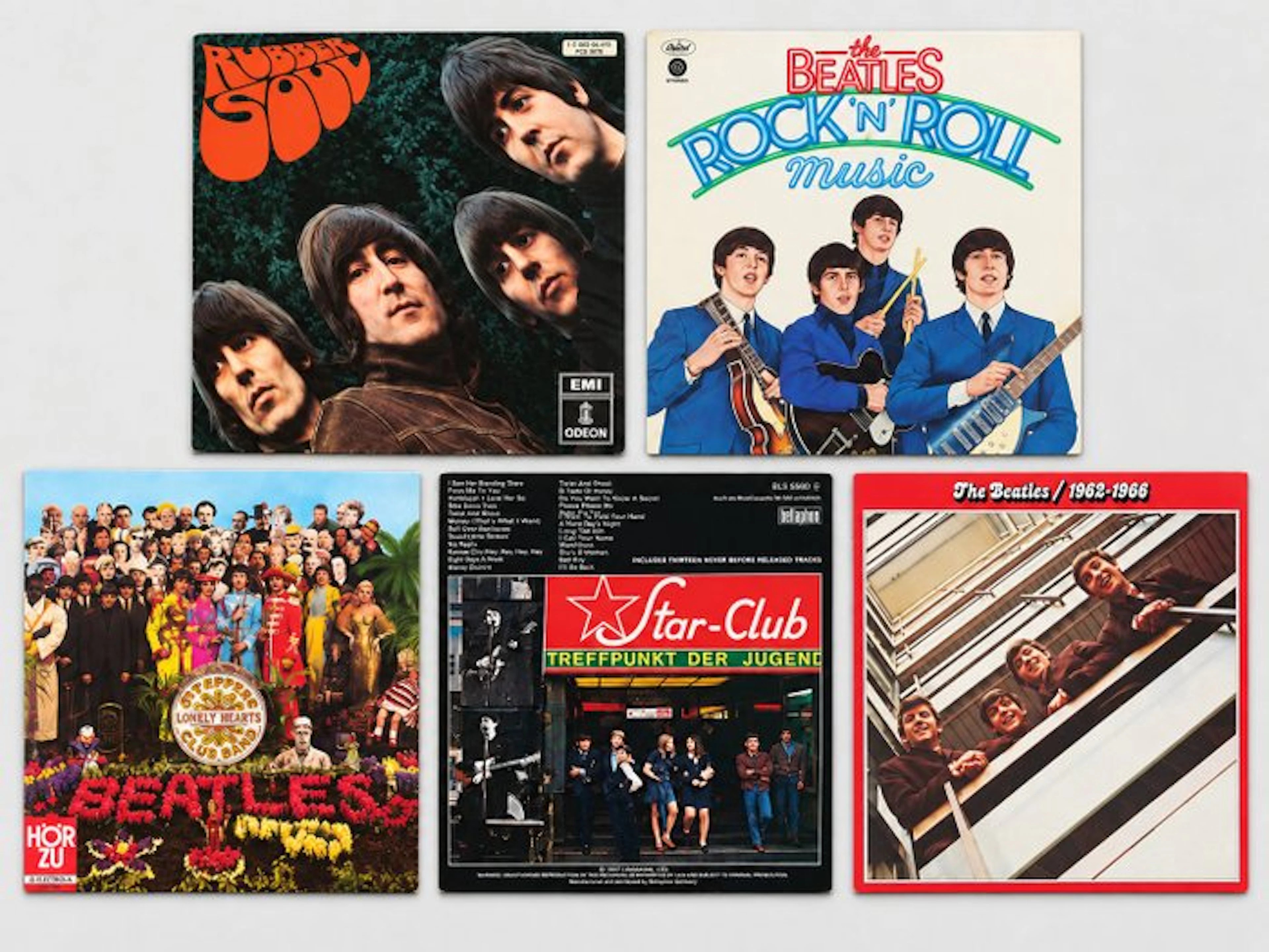 Beatles - 5 Albums - Multiple titles - LP - Stereo - 1962