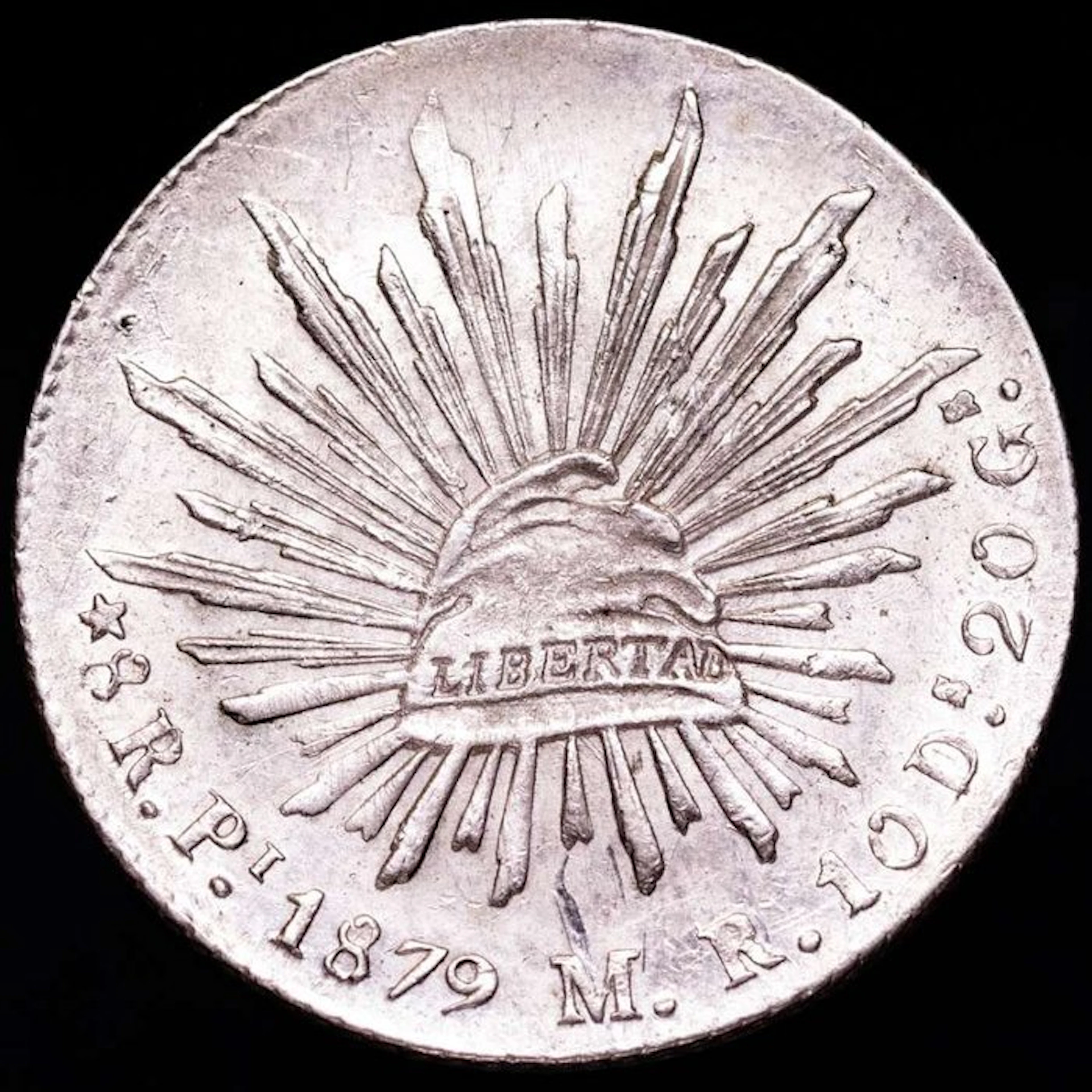 Mexico. 8 Reales 1879 San Luis Potosí MR