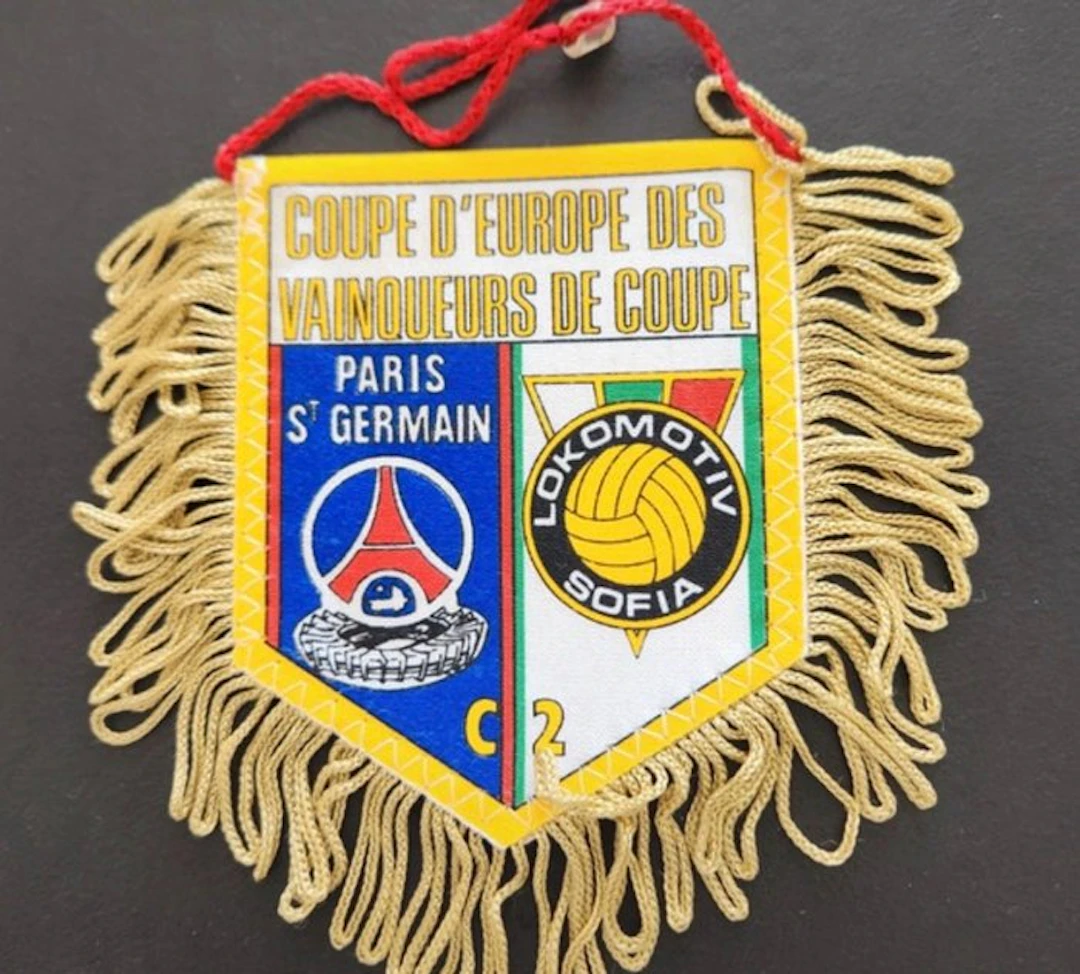 Paris Saint-Germain - Coppa delle Coppe UEFA - 1982 - Flag / pennant
