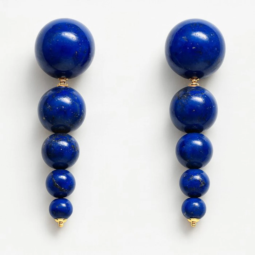 No reserve price - Earrings Silver Lapis lazuli - Lapis lazuli
