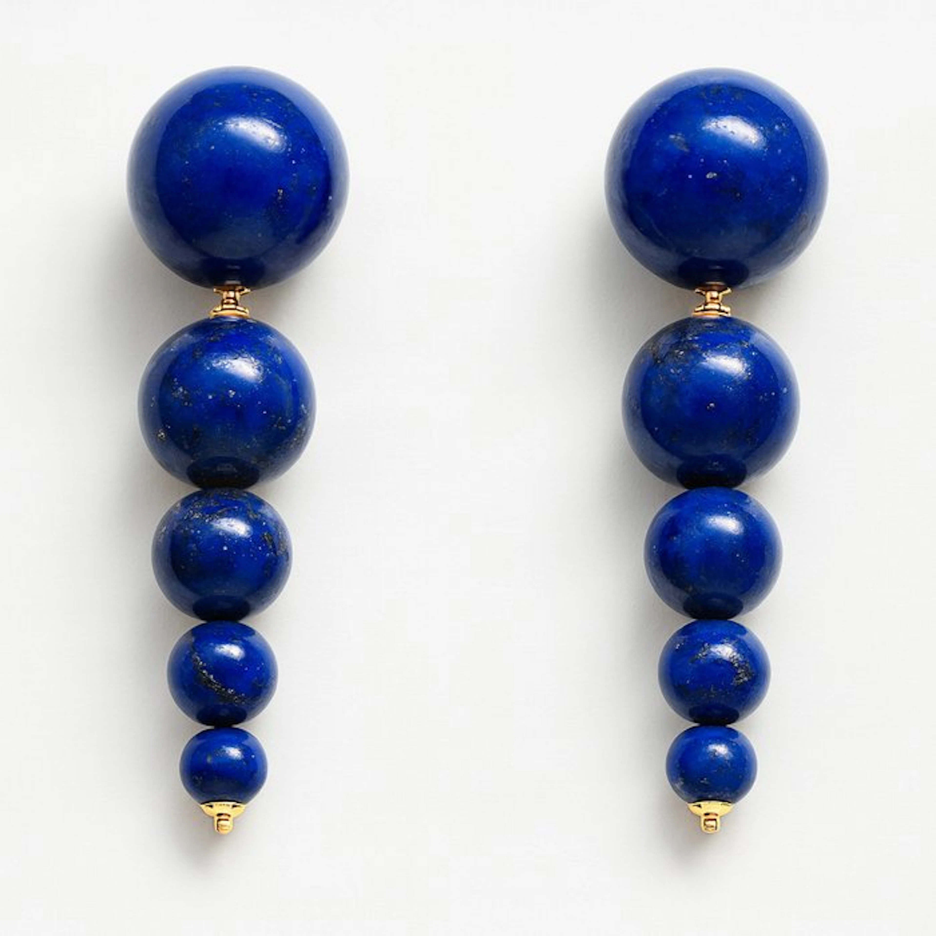 No reserve price - Earrings Silver Lapis lazuli - Lapis lazuli