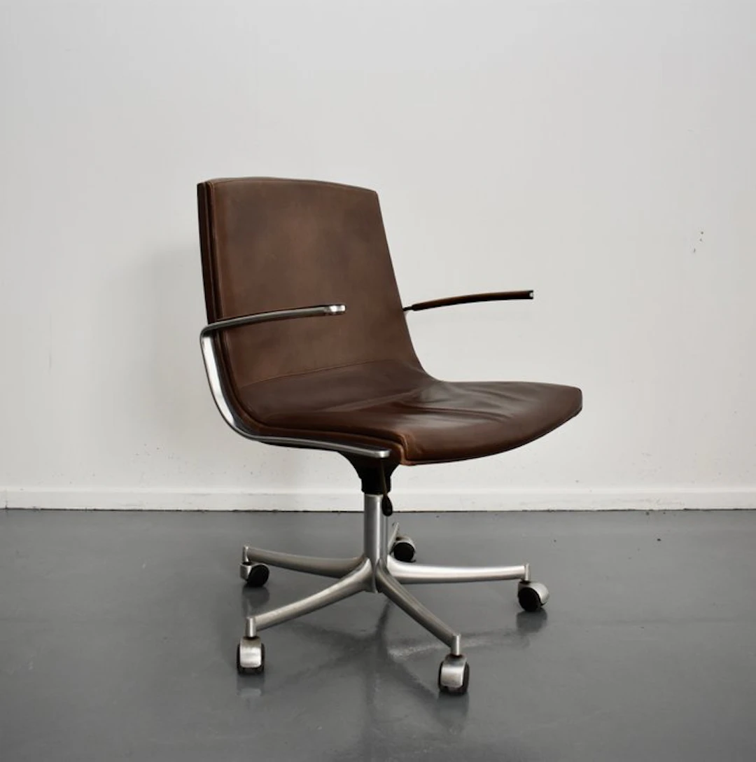 Walter Knoll - Jorgen Kastholm - Office chair - Art Collection - Leather