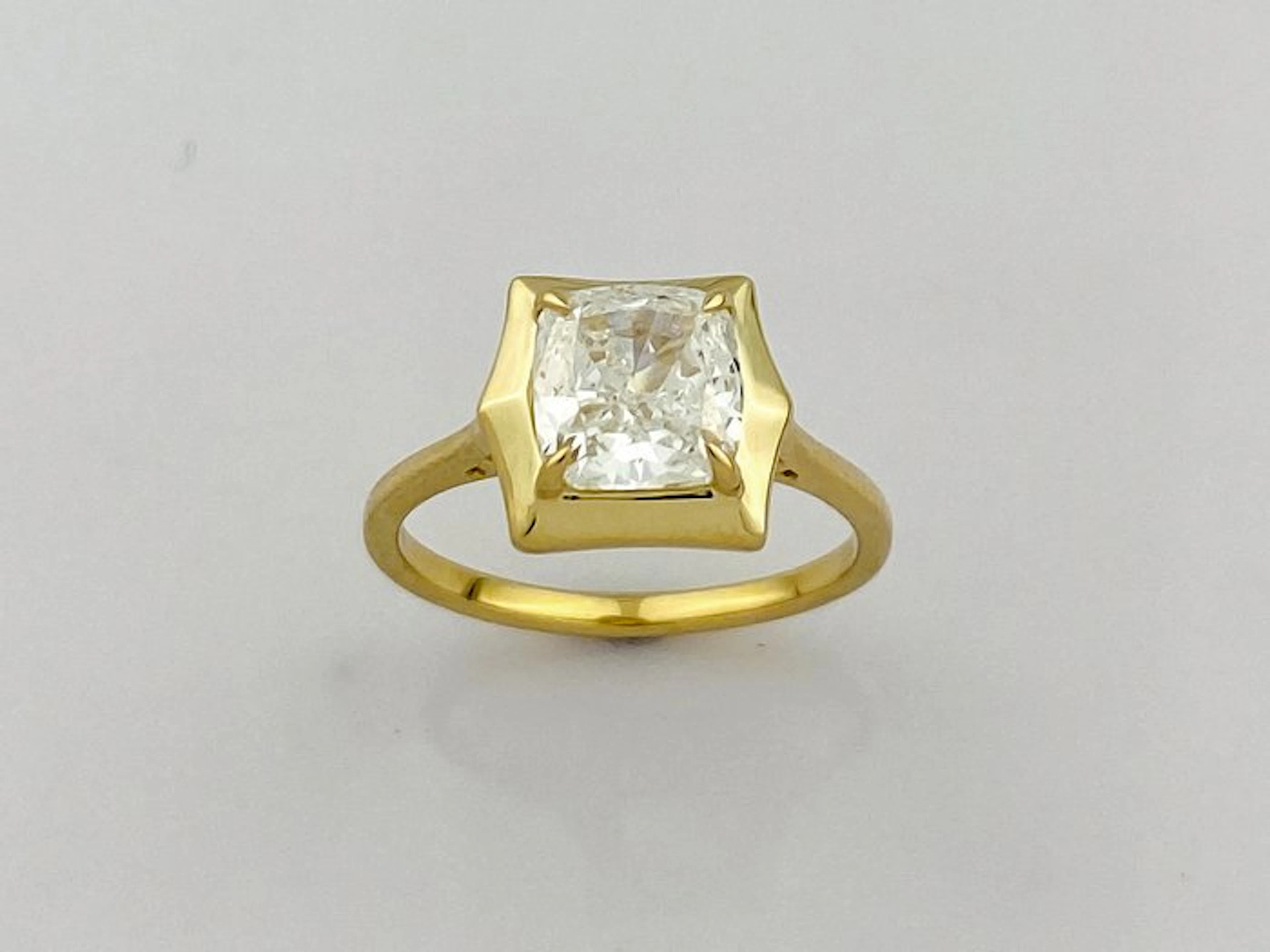 Ring - 14 kt. Yellow gold - 2.02ct. tw. Diamond (Lab-grown)
