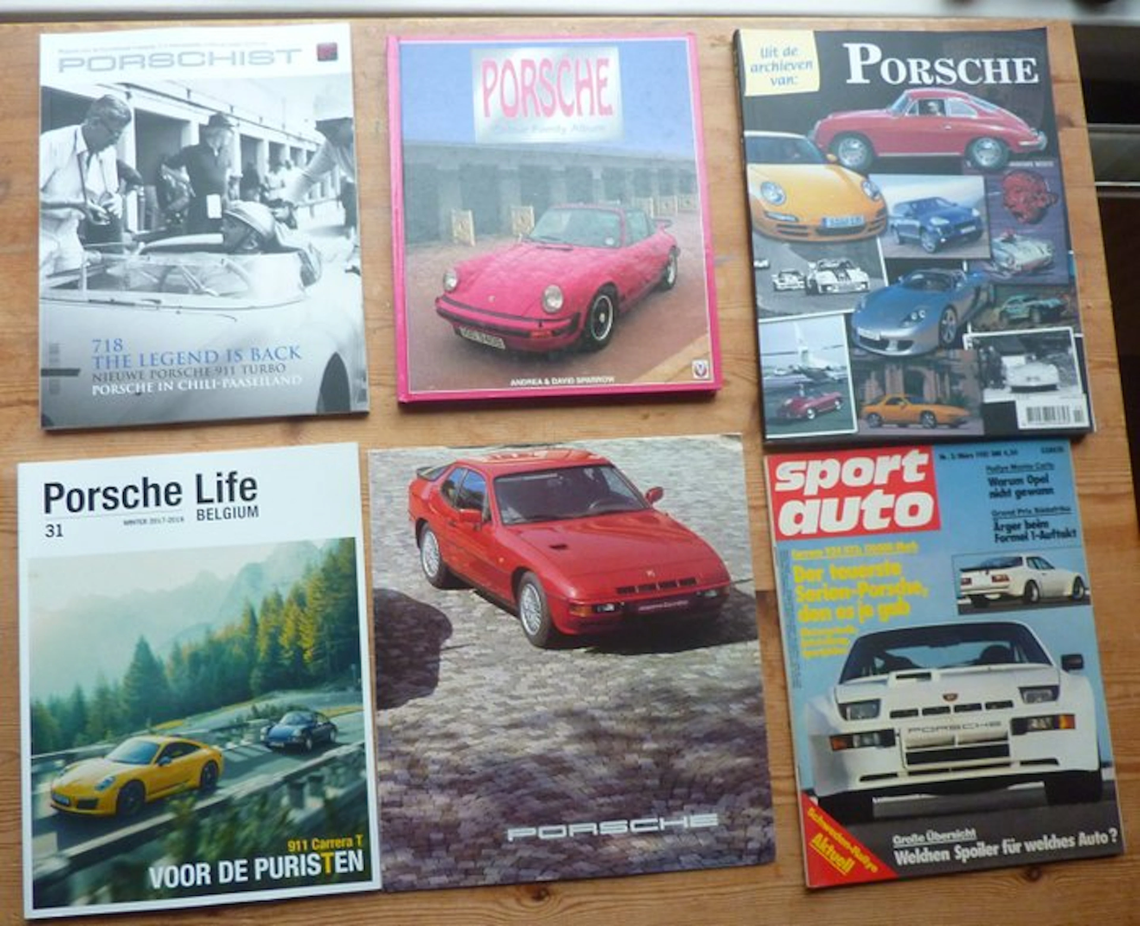 Literature - Porsche - Porsche literatuur 7x (1980-2017)