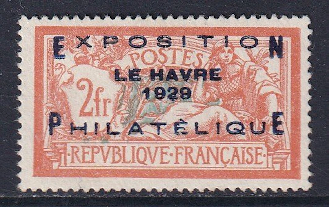 France 1929 - Le Havre Philatelic Exhibition. - Yvert&Tellier: 257A