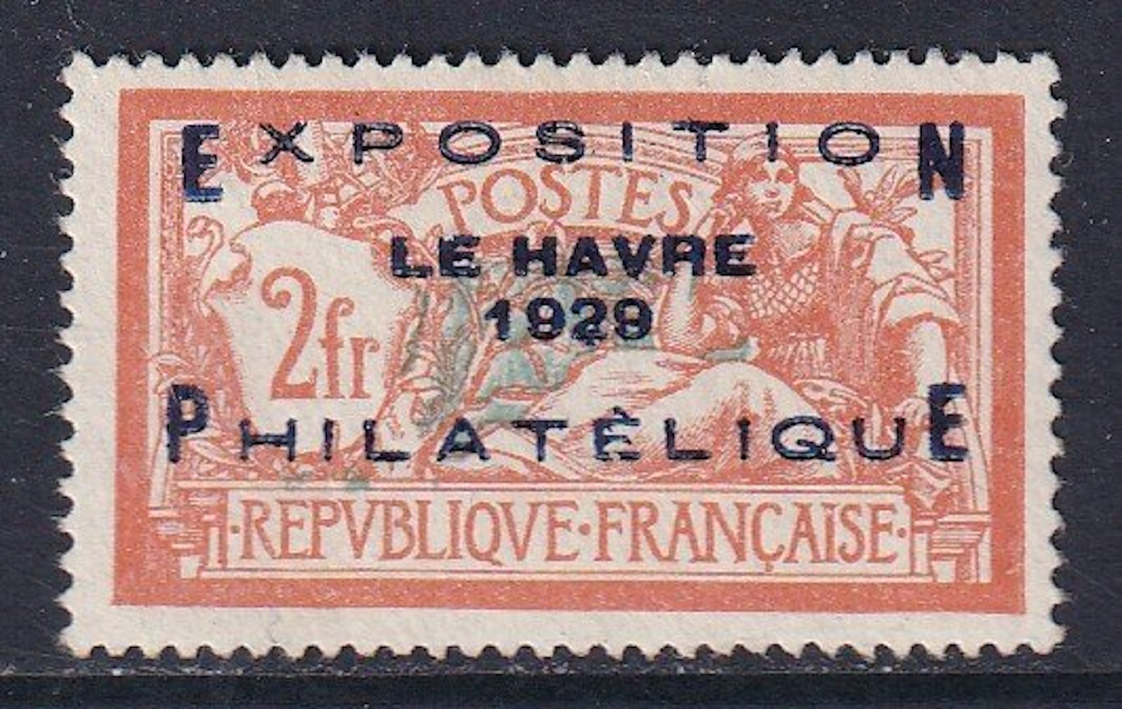 France 1929 - Le Havre Philatelic Exhibition. - Yvert&Tellier: 257A