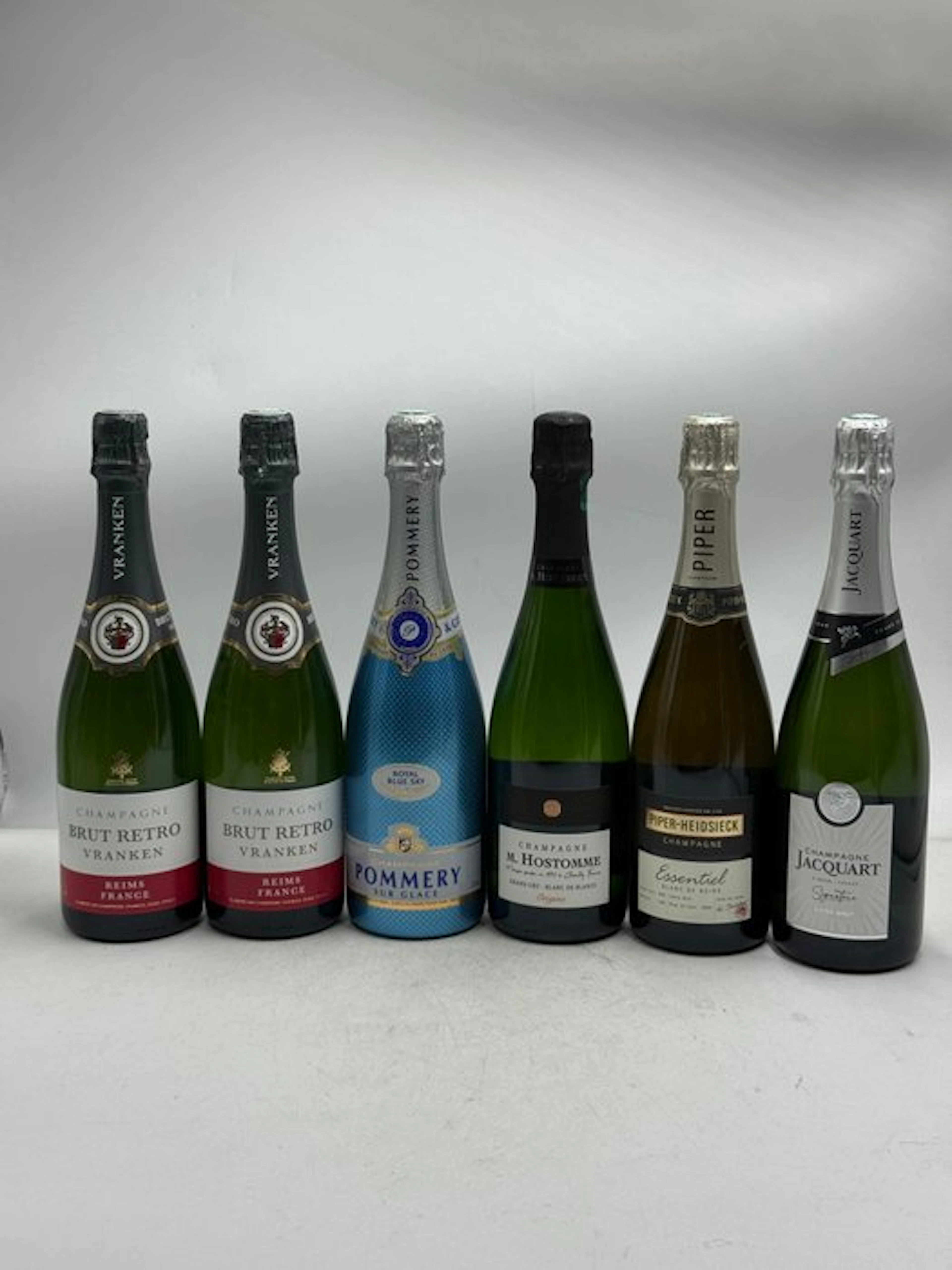 Vranken Brut Retro x2 + Pommery sur glace + M.hostomme...
