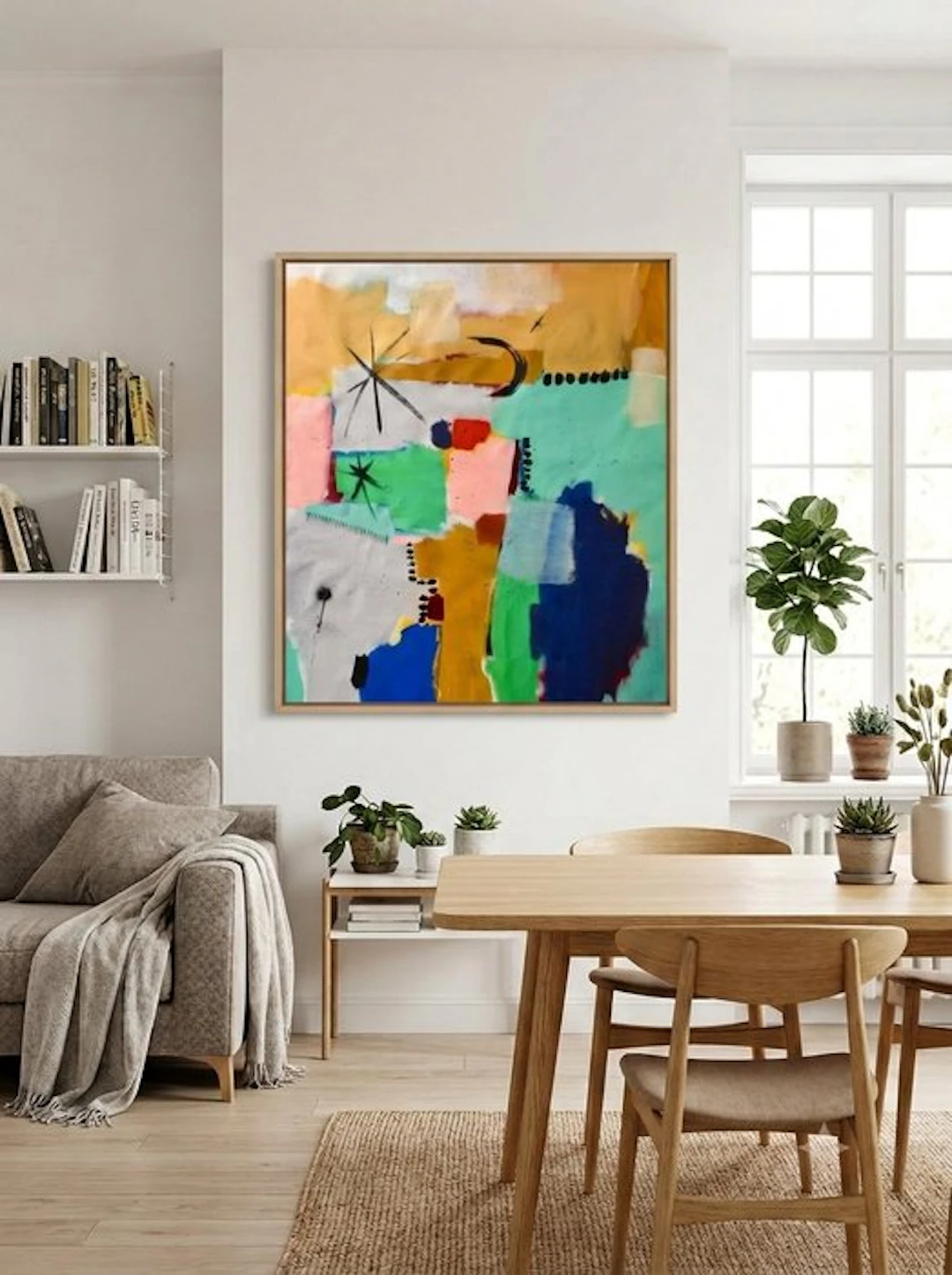KromaTik - Luna, estrellas y campos de trigo XL