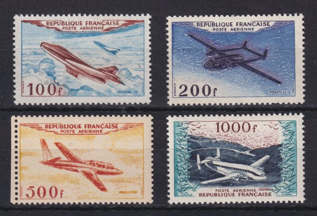 France 1954 - Aerial Post