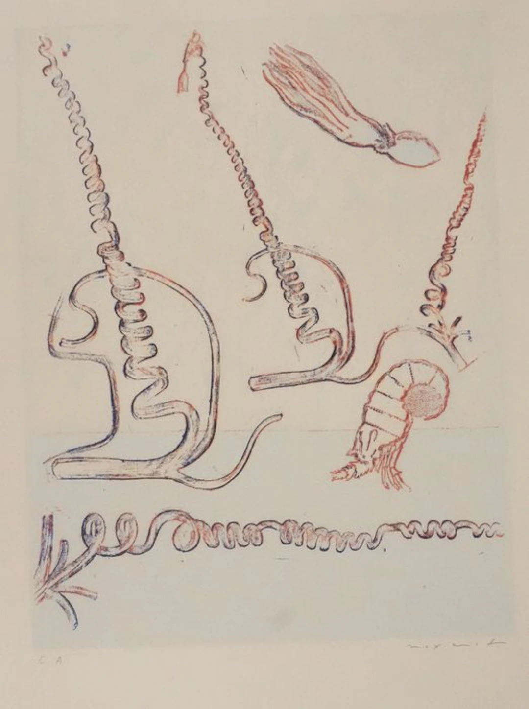 Max Ernst (1891-1976) - Composition surréaliste