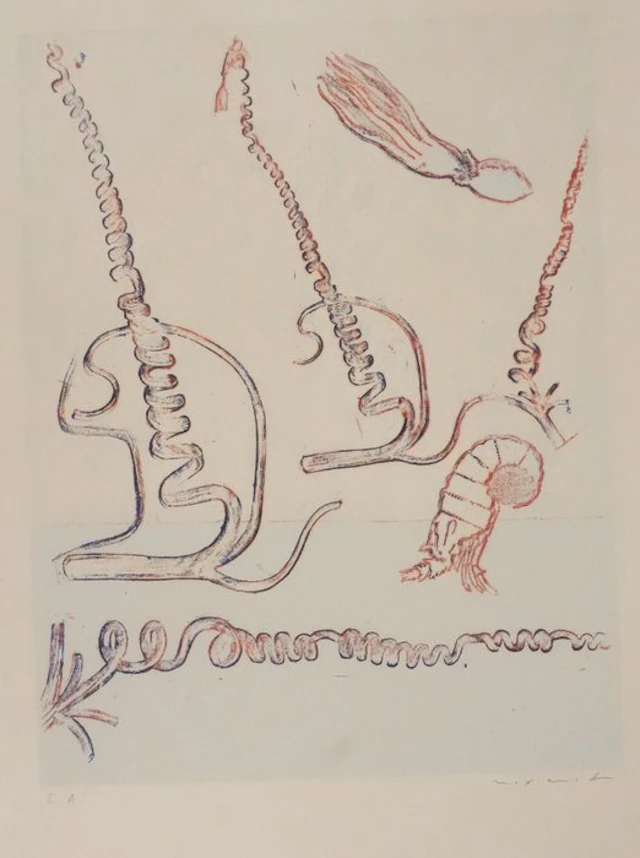 Max Ernst (1891-1976) - Composition surréaliste